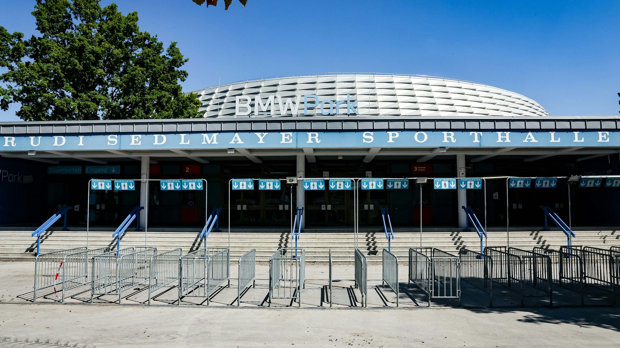Der BMW Park in München.
