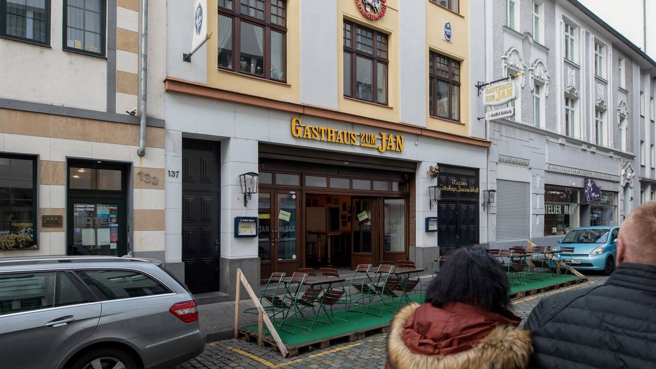 Außenansicht vom Gasthaus „Zum Jan“.