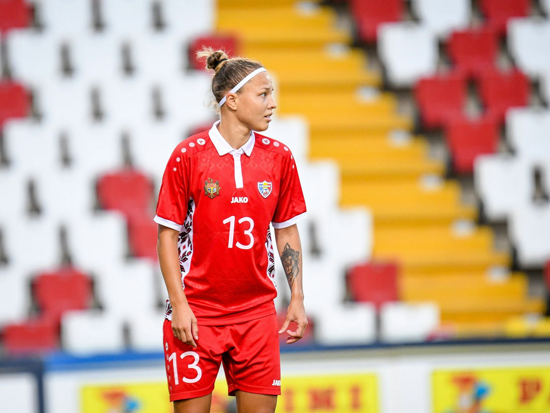 Violeta Mitul im WM-Qualifikationsspiel zwischen Italien und der Republik Moldau.
