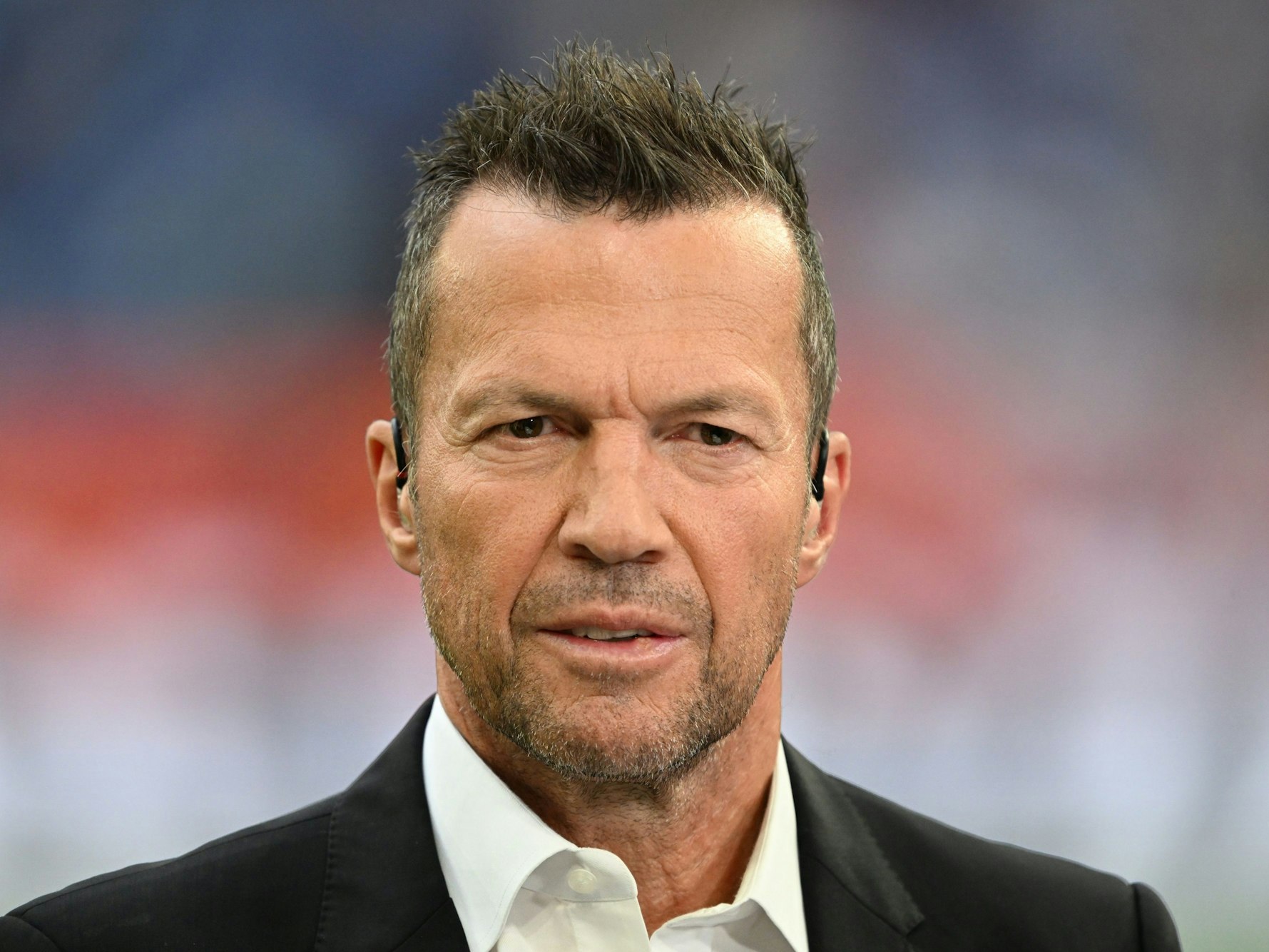 Der TV-Experte und ehemalige Nationalspieler Lothar Matthäus vor dem Spiel der deutschen Nationalmannschaft.