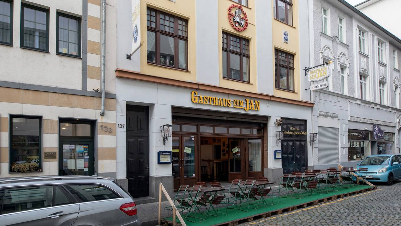 Das Traditionslokal Gasthaus Zum Jan auf der Tieboldsgasse in der Kölner Innenstadt (Archivbild)