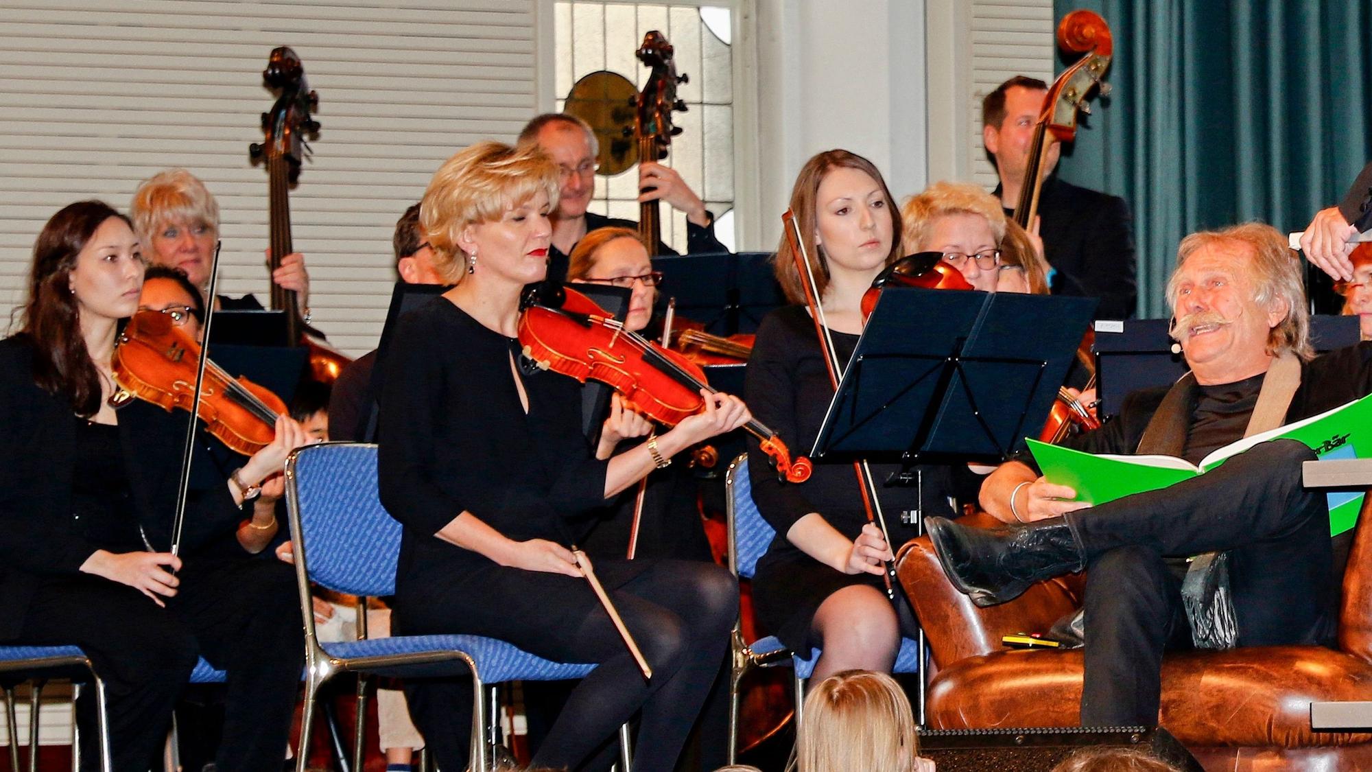 Henning Krautmacher beim Kinderkonzert.