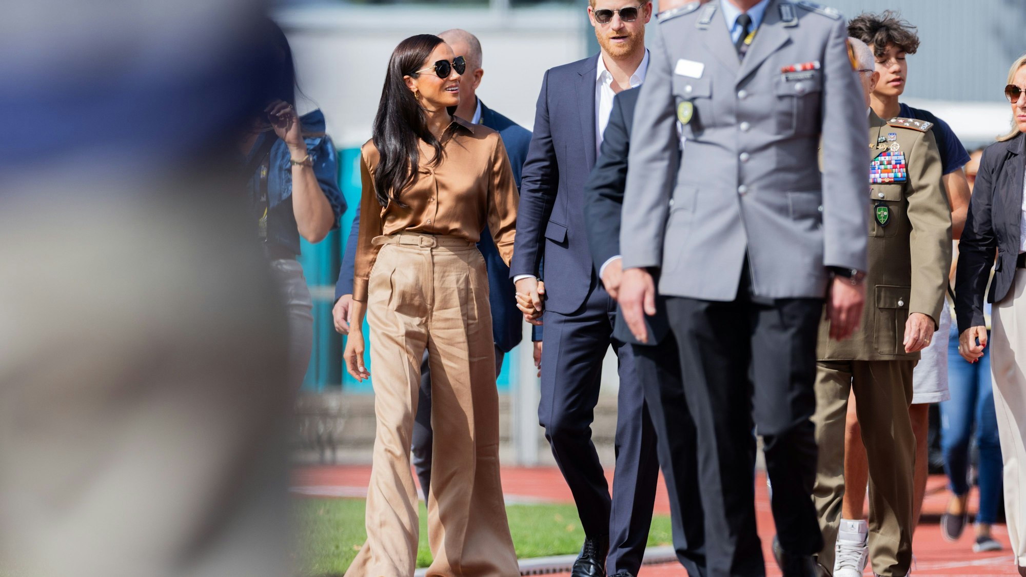Prinz Harry und seine Frau Meghan nehmen am Donnerstag an einem Treffen mit Vertreterinnen und Vertretern der NATO am Rande der Invictus Games teil.