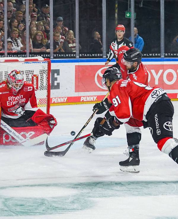 Eishockey in der DEL: Kölner Haie gegen ERC Ingolstadt.