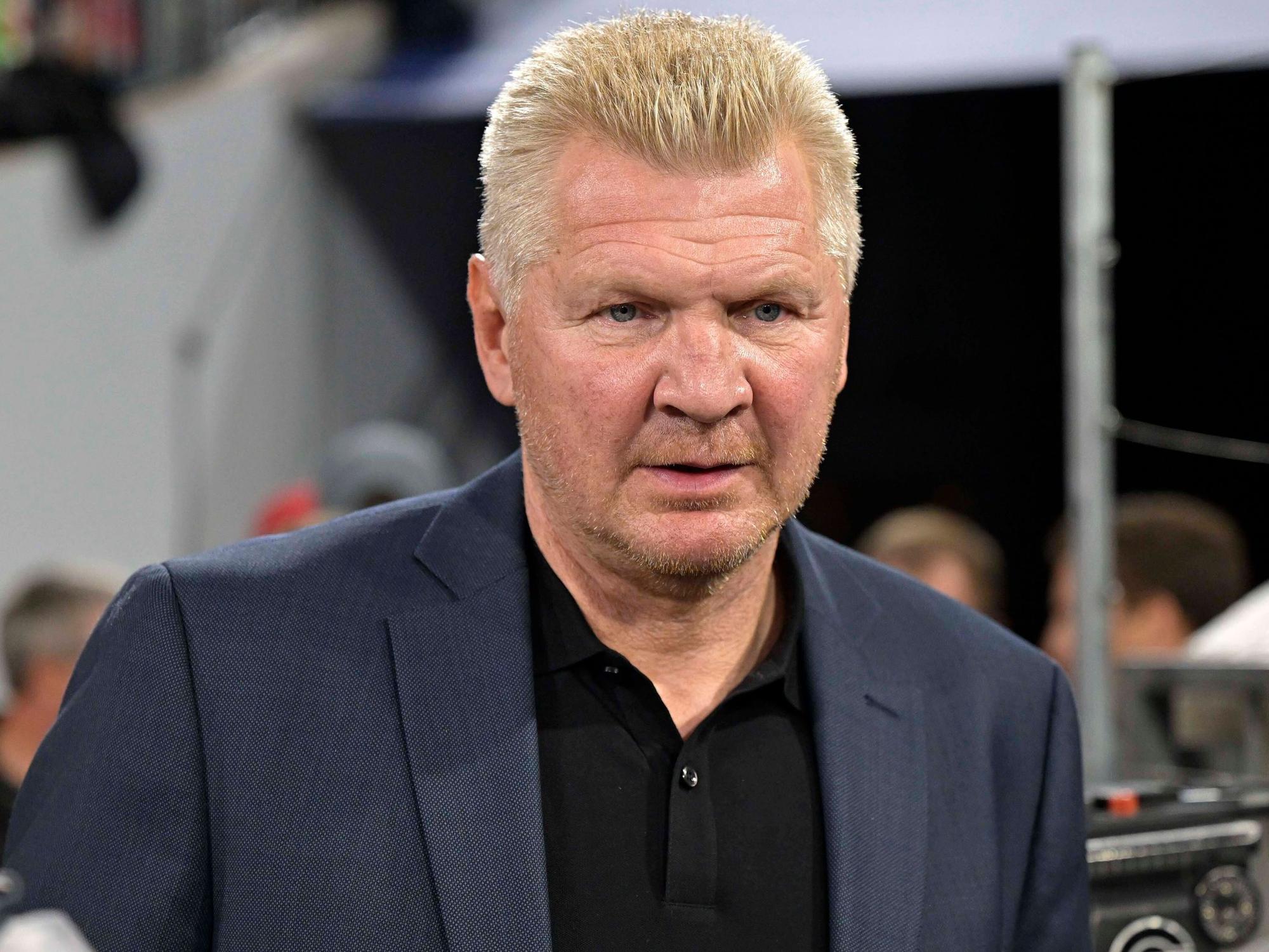 Stefan Effenberg in der Allianz-Arena in München.