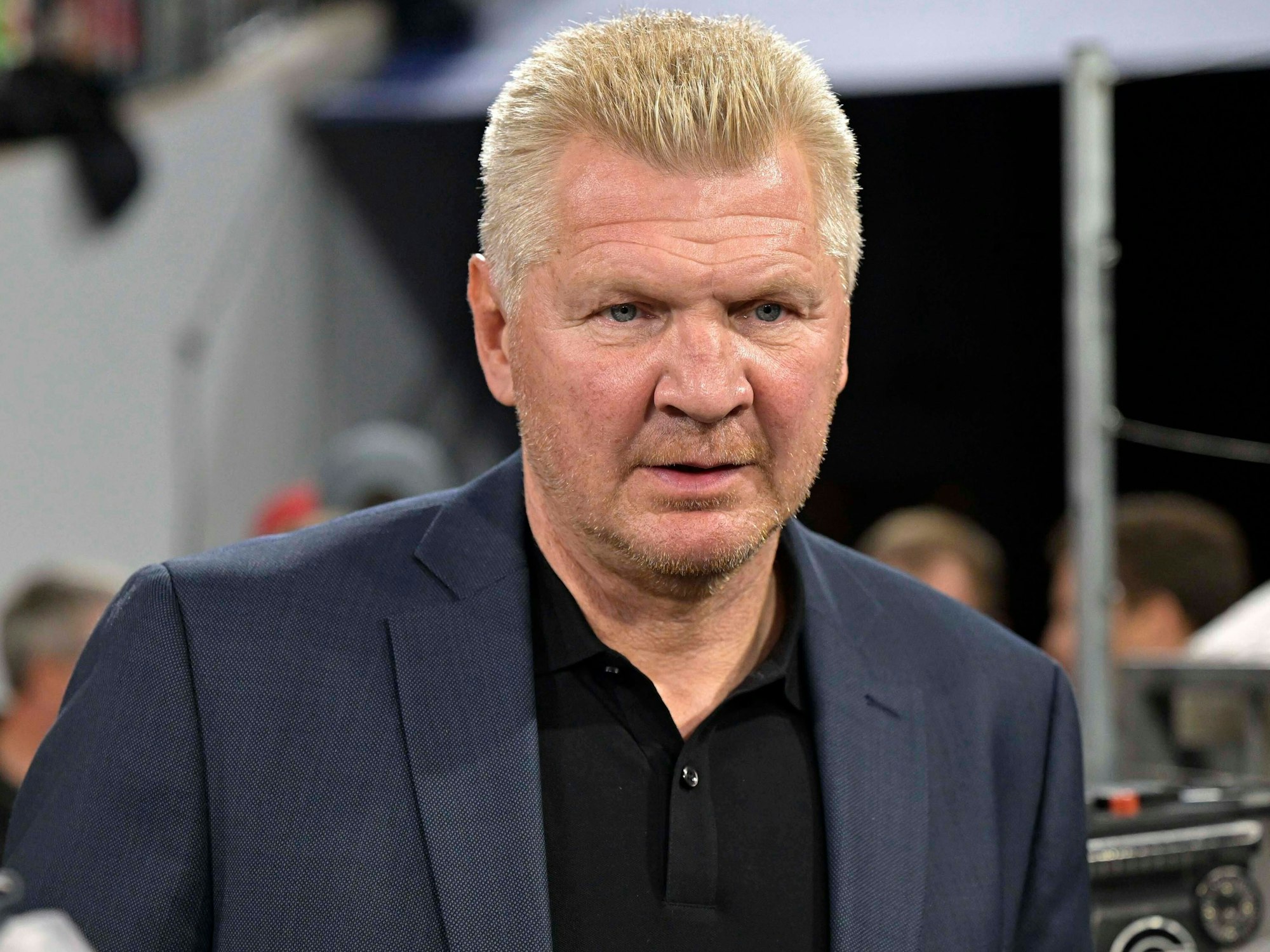 Stefan Effenberg in der Allianz-Arena in München.