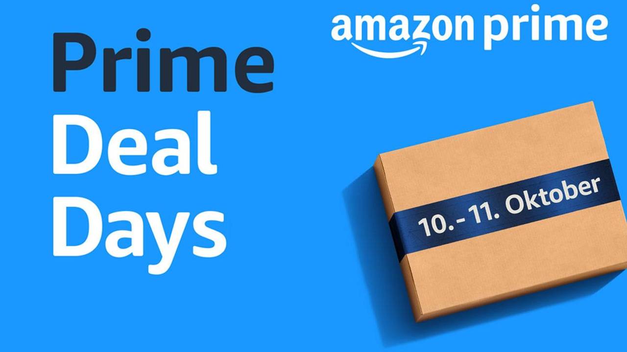 Prime Deal Day Logo und Paketbild.