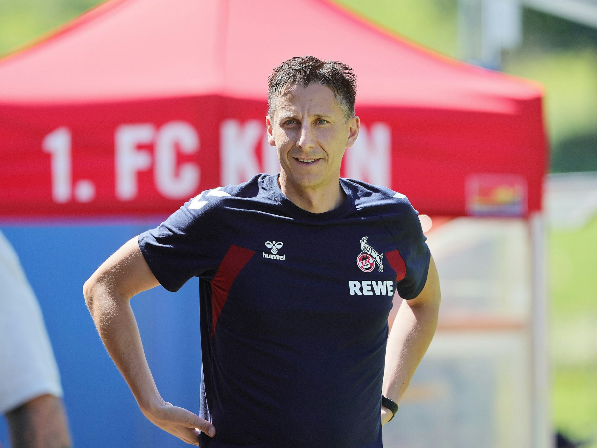 Christian Keller im Trainingslager des 1. FC Köln.