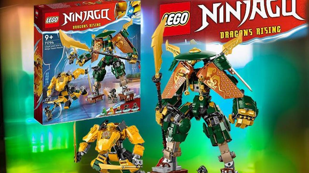 Auf dem Bild ist ein Lego Ninjago Set zu sehen.