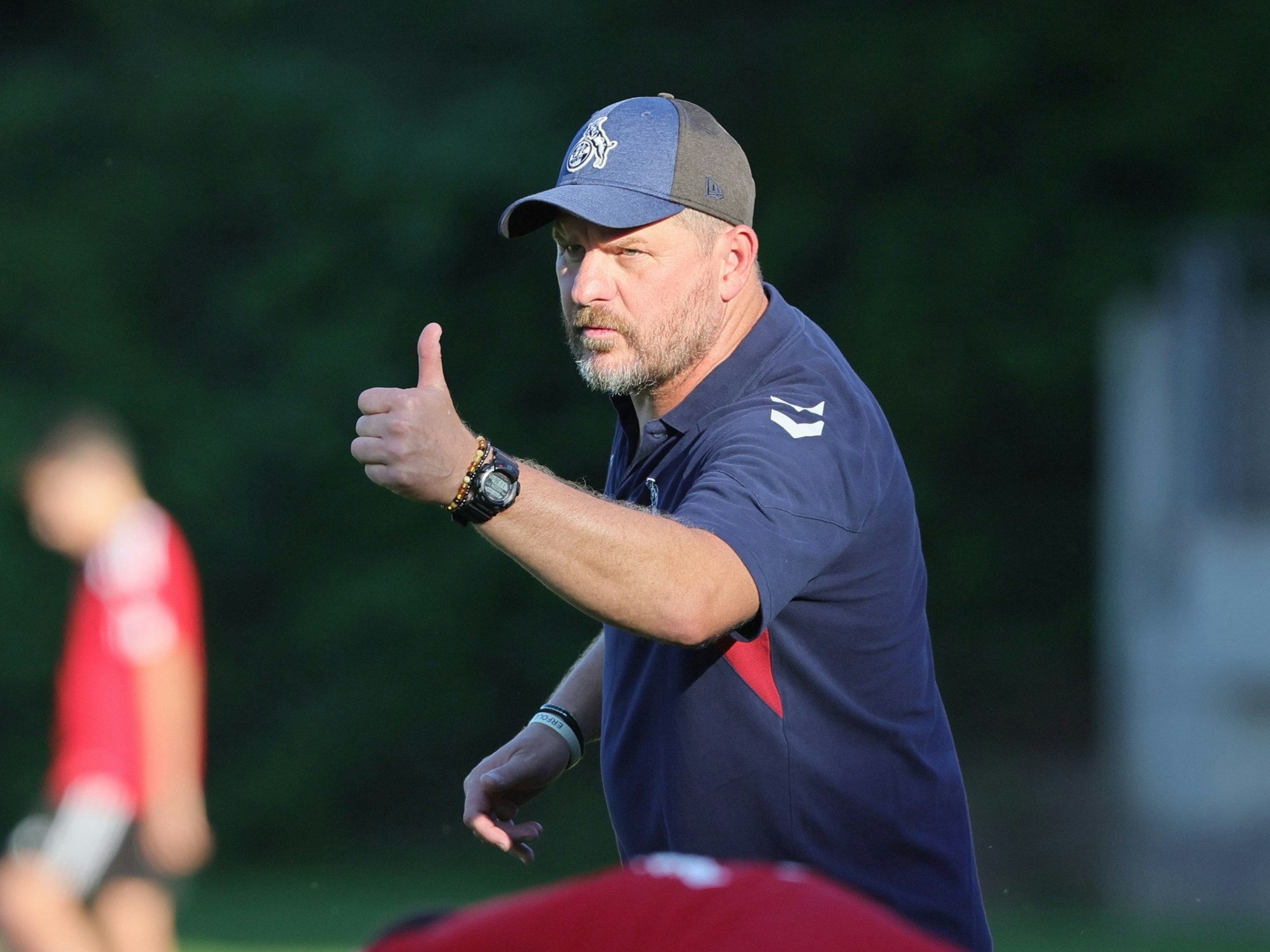 FC-Coach Steffen Baumgart am 6. September 2023 im Training.