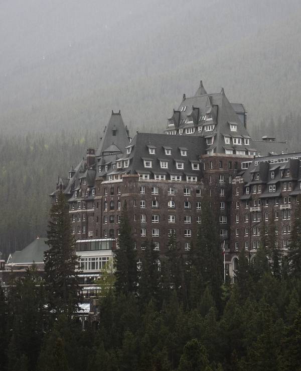 Das Banff Springs Hotel in Alberta, Kanada