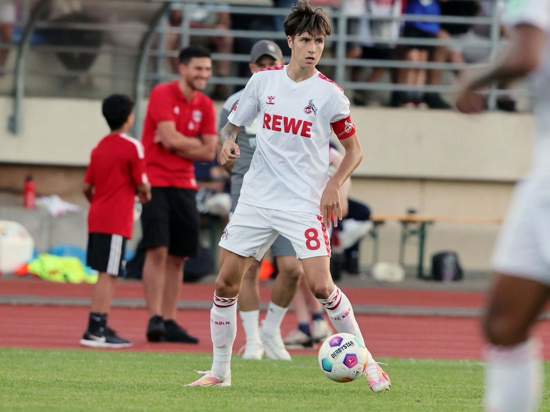 Denis Huseinbasic im Testspiel gegen Bergisch Gladbach.