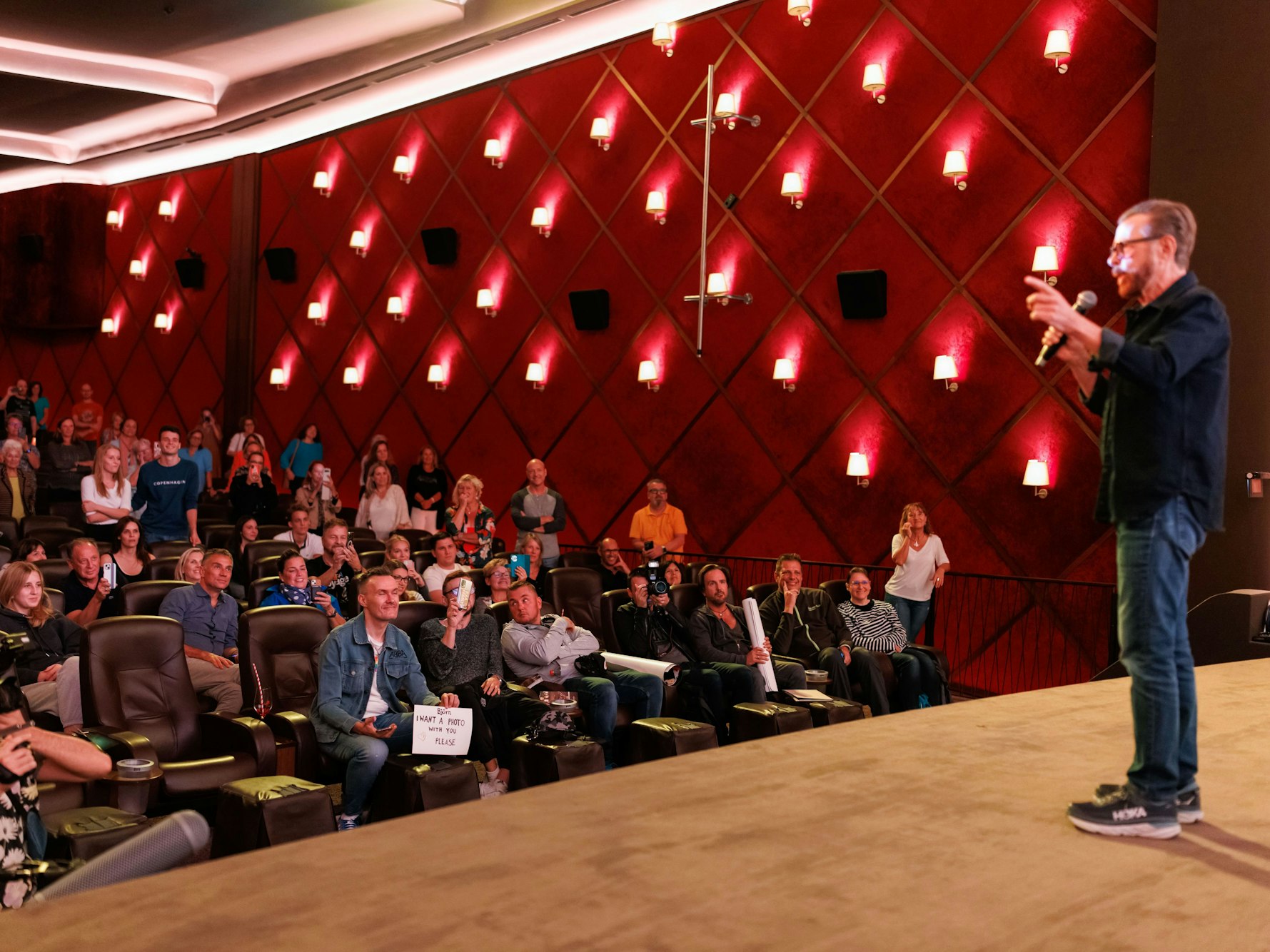 Björn Ulvaeus beim Fan-Event im Kölner Kino.