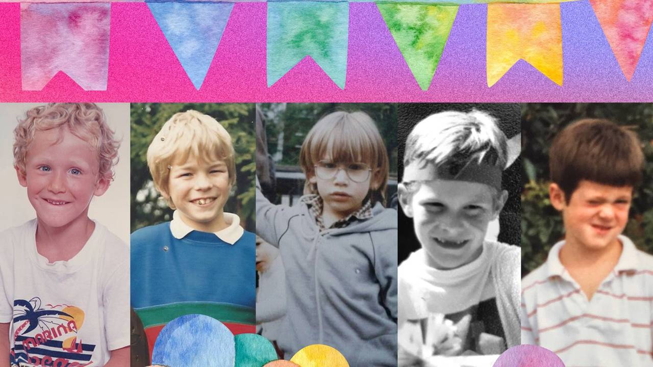 Kinderfoto von der Kölner Band Kasalla.