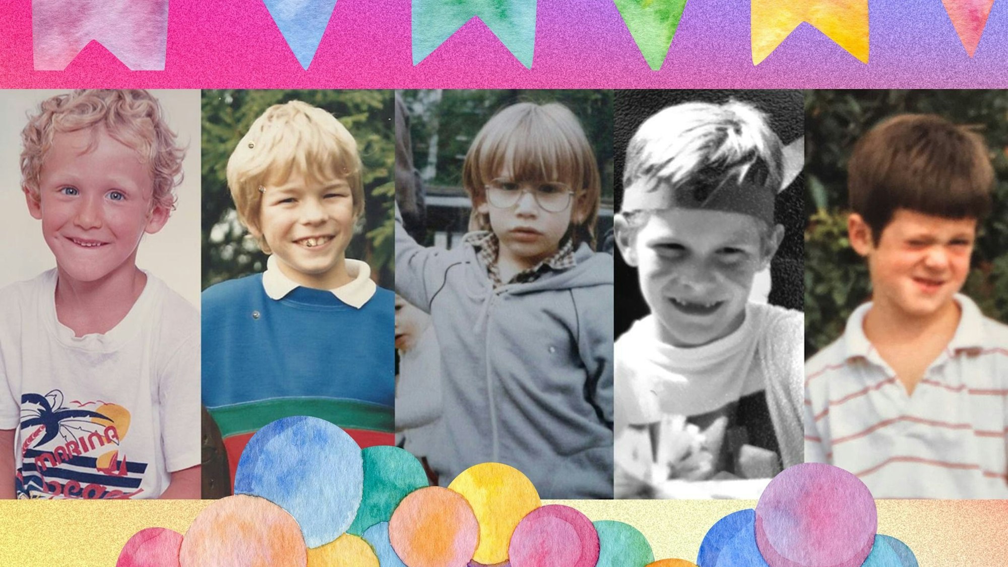 Kinderfoto von der Kölner Band Kasalla.