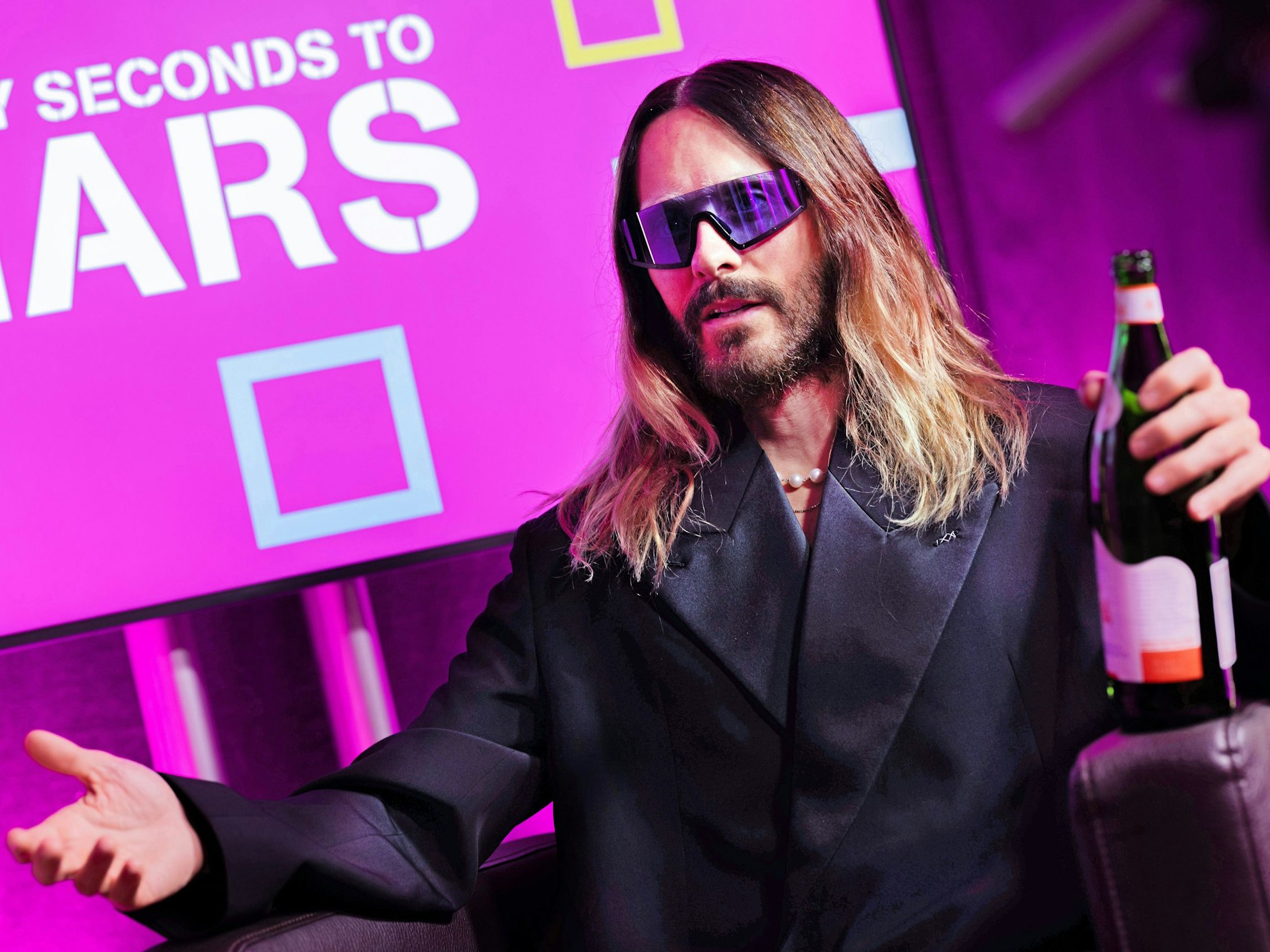 Jared Leto, Sänger der US-amerikanischen Band Thirty Seconds to Mars.