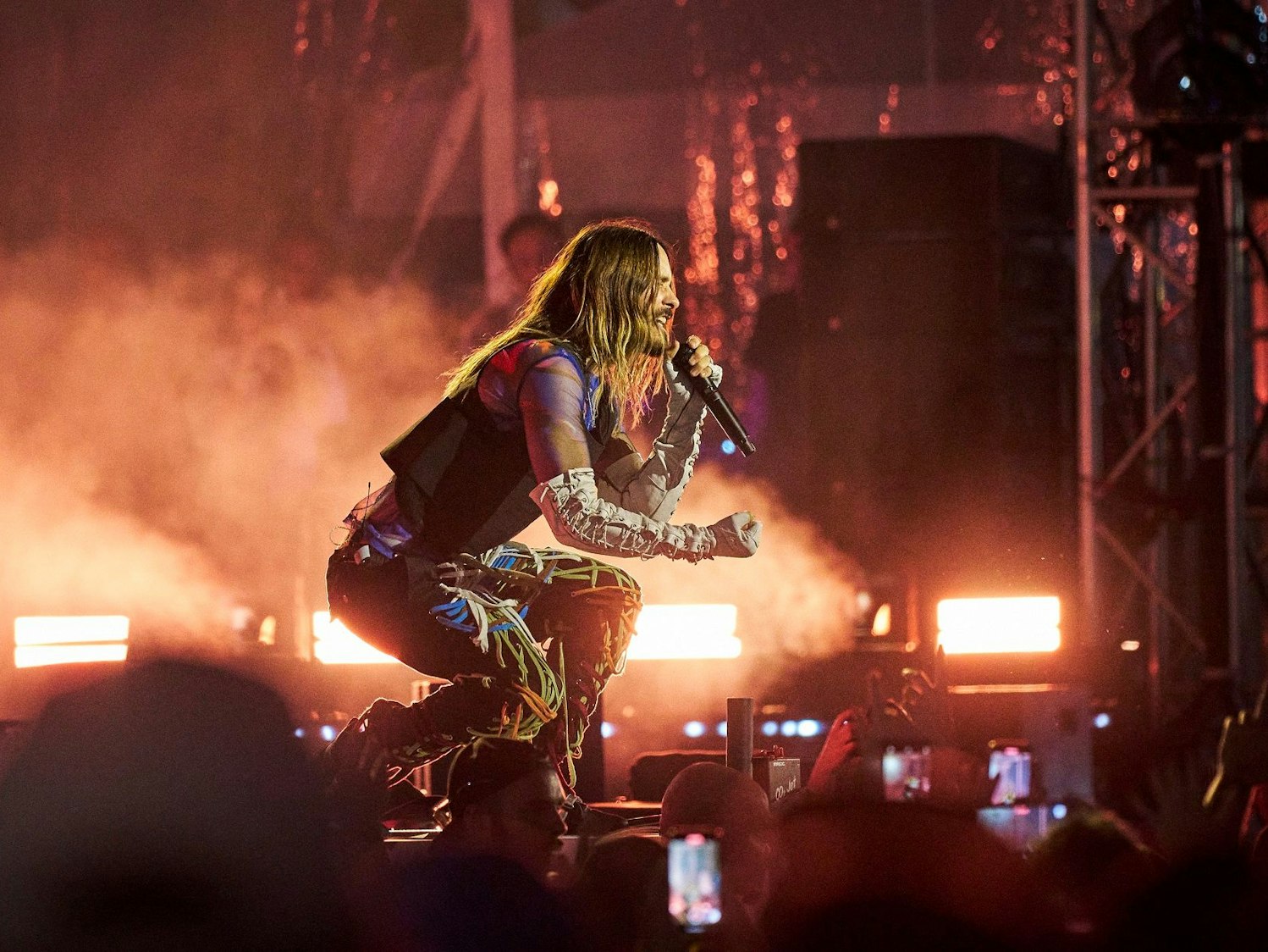 Jared Leto beim Konzert in Köln.