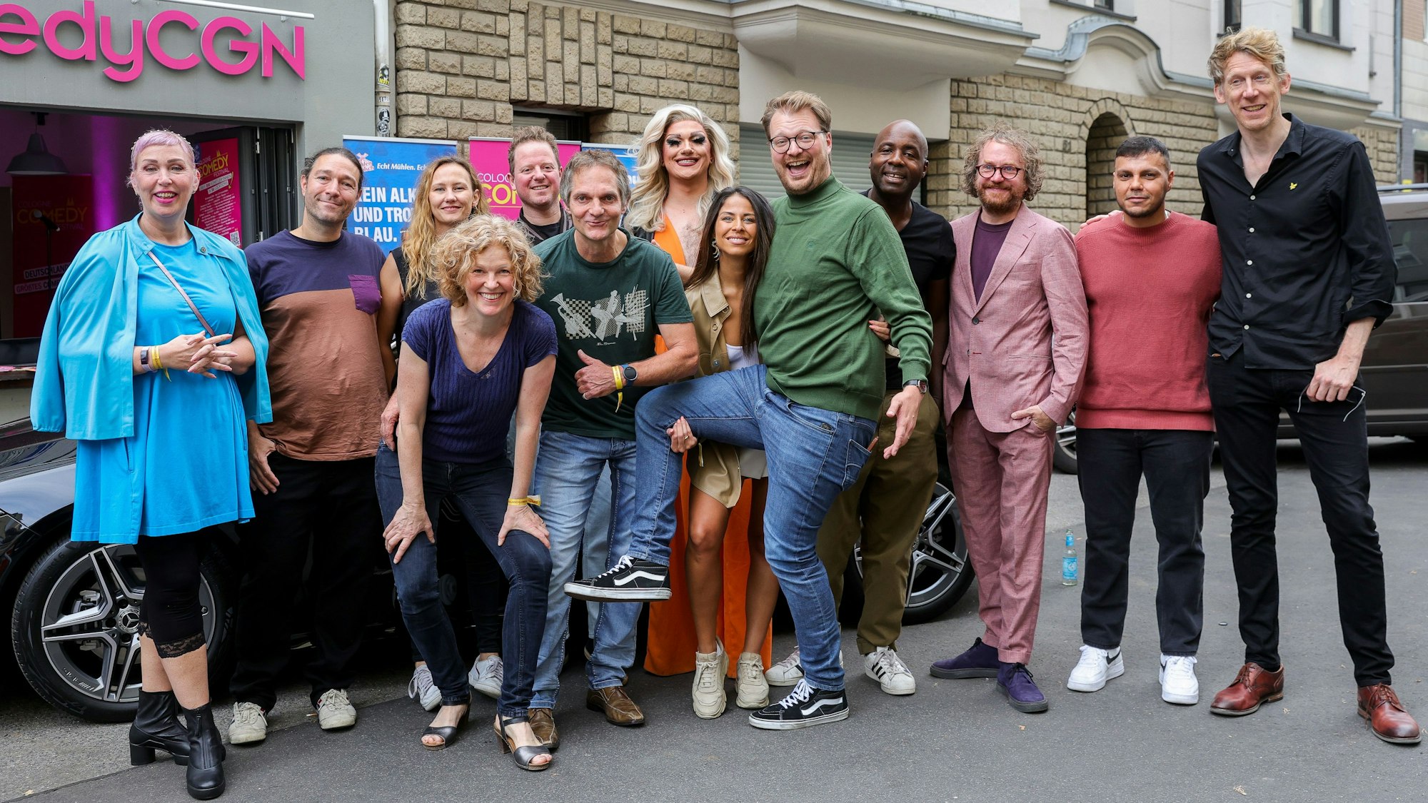 Pressekonferenz des Cologne Comedy Festivals 2023.