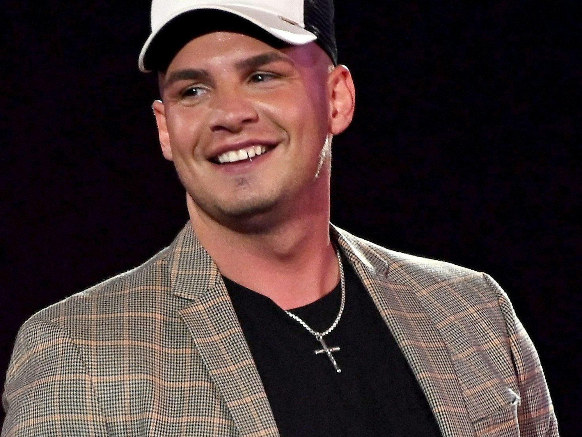 Der Sänger Pietro Lombardi tritt bei der ARD-Fernsehshow „Schlagerbooom 2019“ in der Westfalenhalle auf.