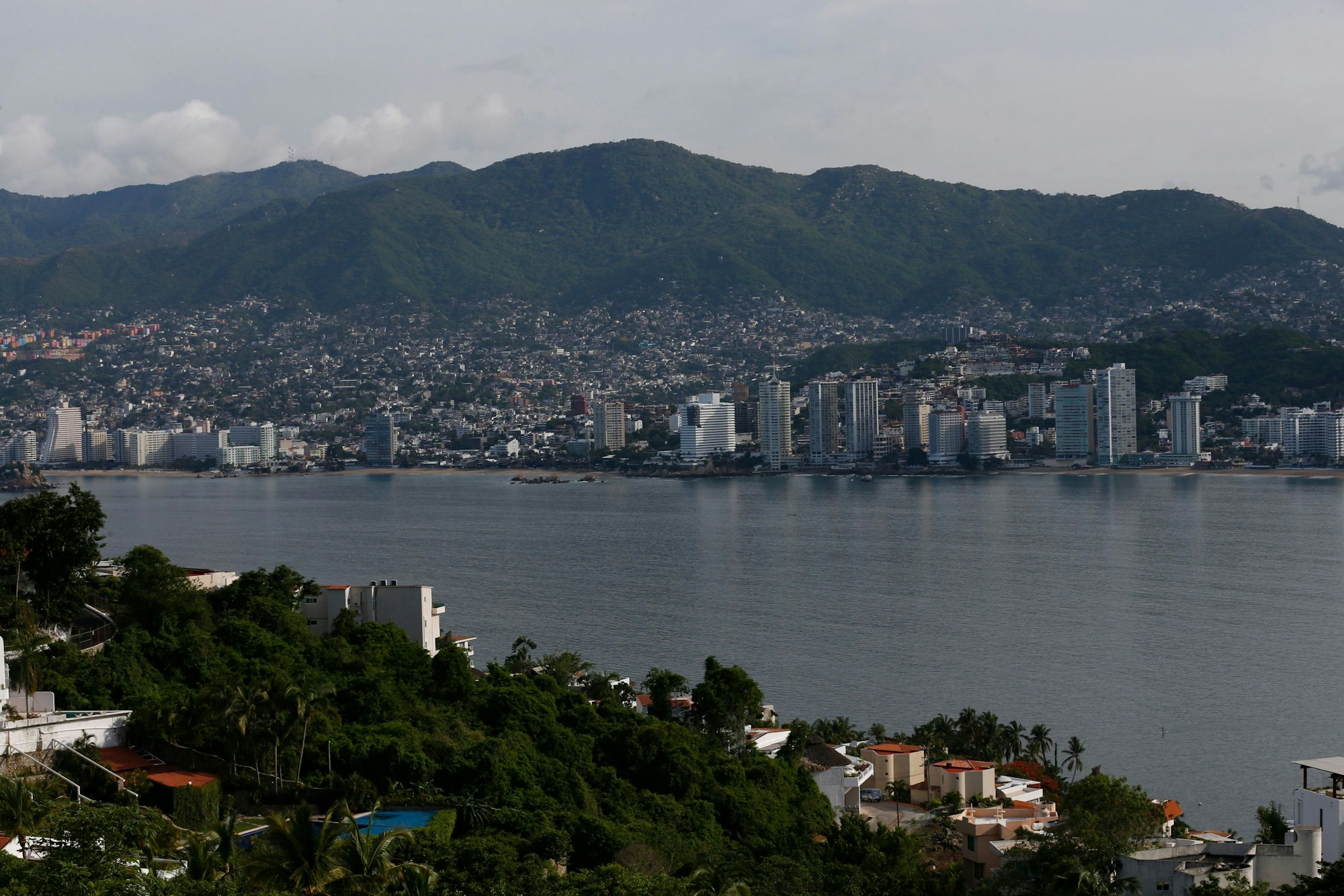 Das Panorama der Stadt Acapulco, aufgenommen im Juni 2018.