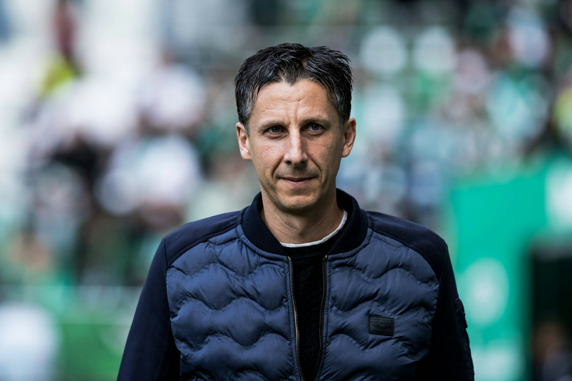 Christian Keller beim Spiel in Bremen.