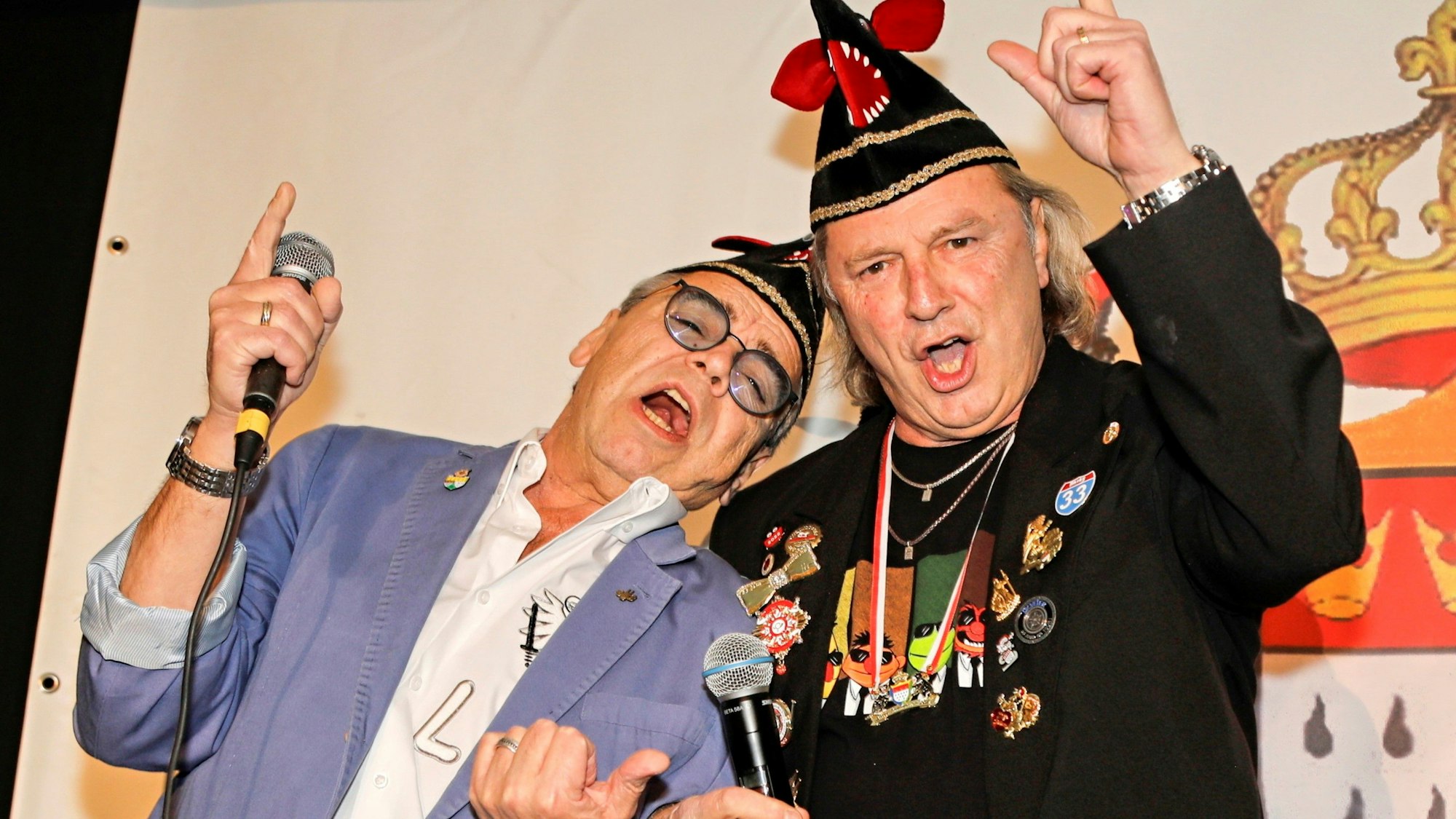 Micky Brühl mit seinem Bruder Bubi.