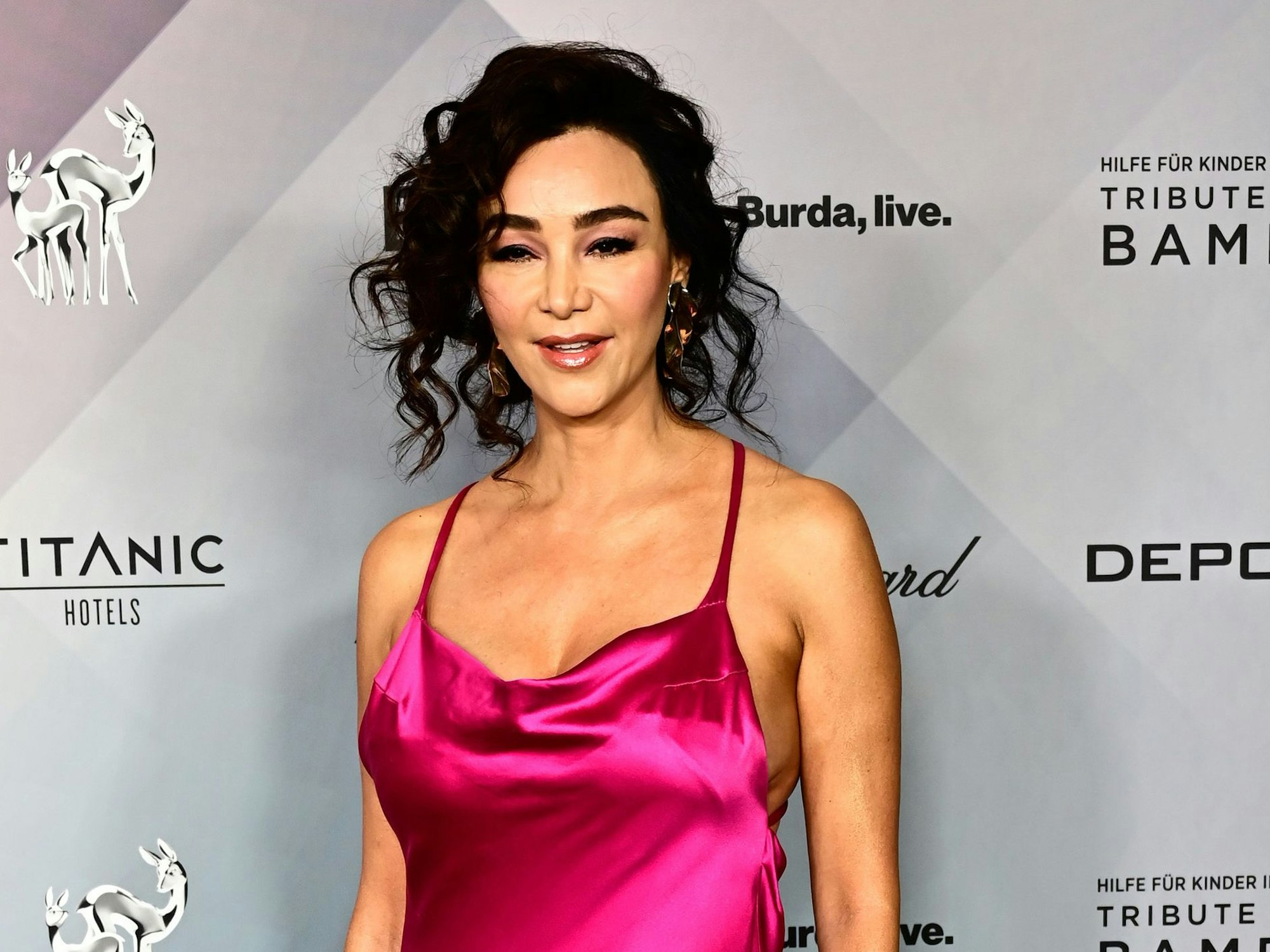 Verona Pooth kommt zur Charity-Veranstaltung Tribute to Bambi in das Hotel „Titanic Chaussee Berlin“.