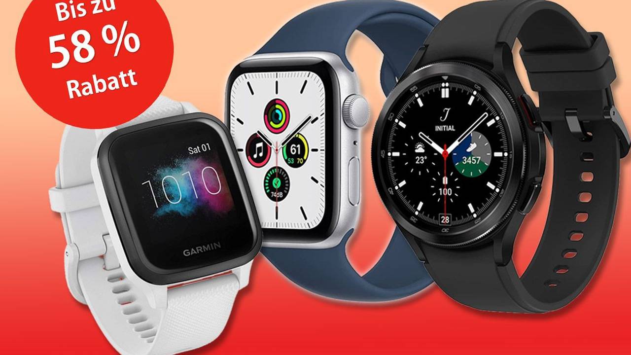 Smartwatches von Samsung, Garmin oder Apple.