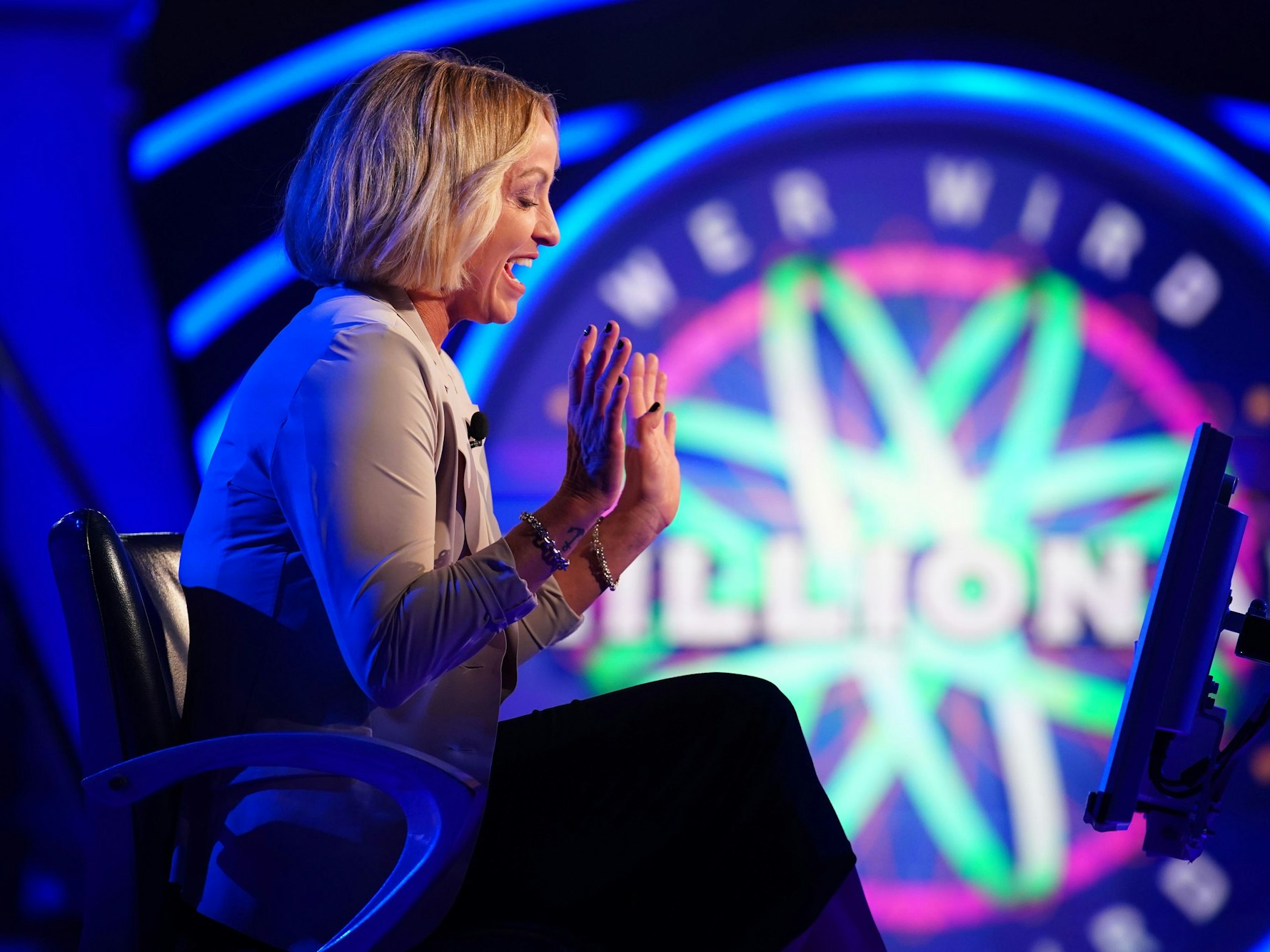 Kim Bergmann freut sich