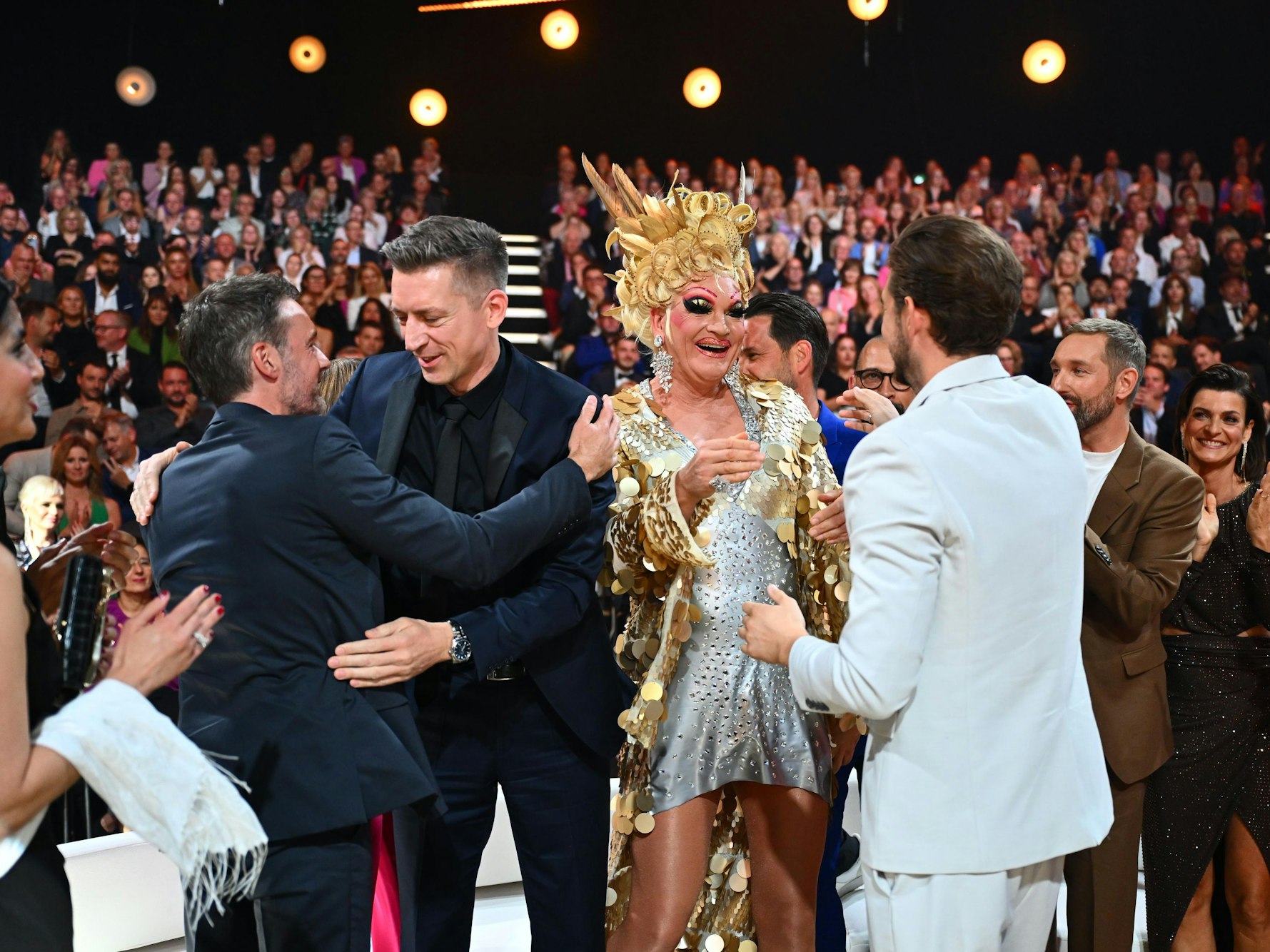 Steffen Hallaschka, Olivia Jones
beim Fernsehpreis.