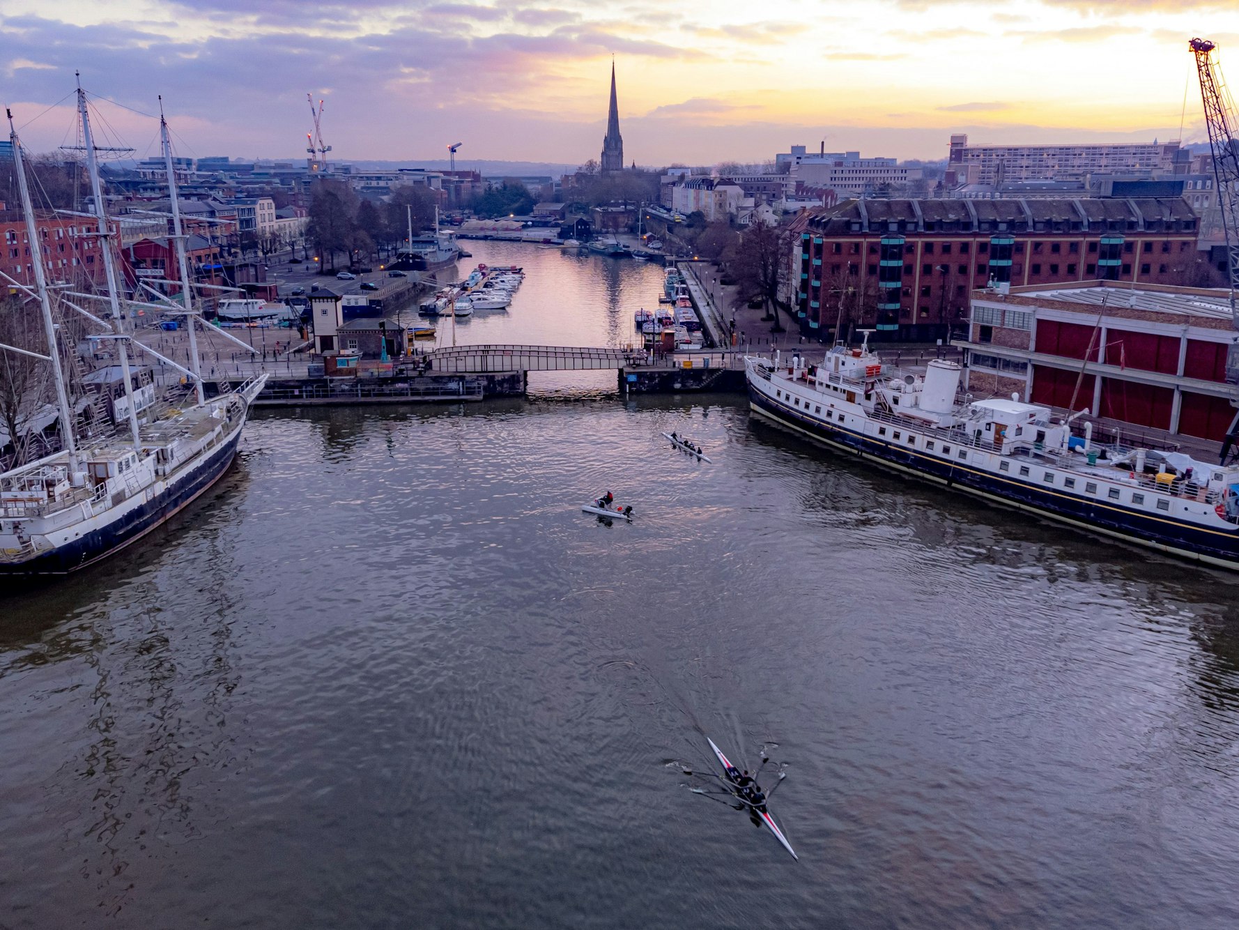 Der Hafen von Bristol (England), hier im Januar 2022.