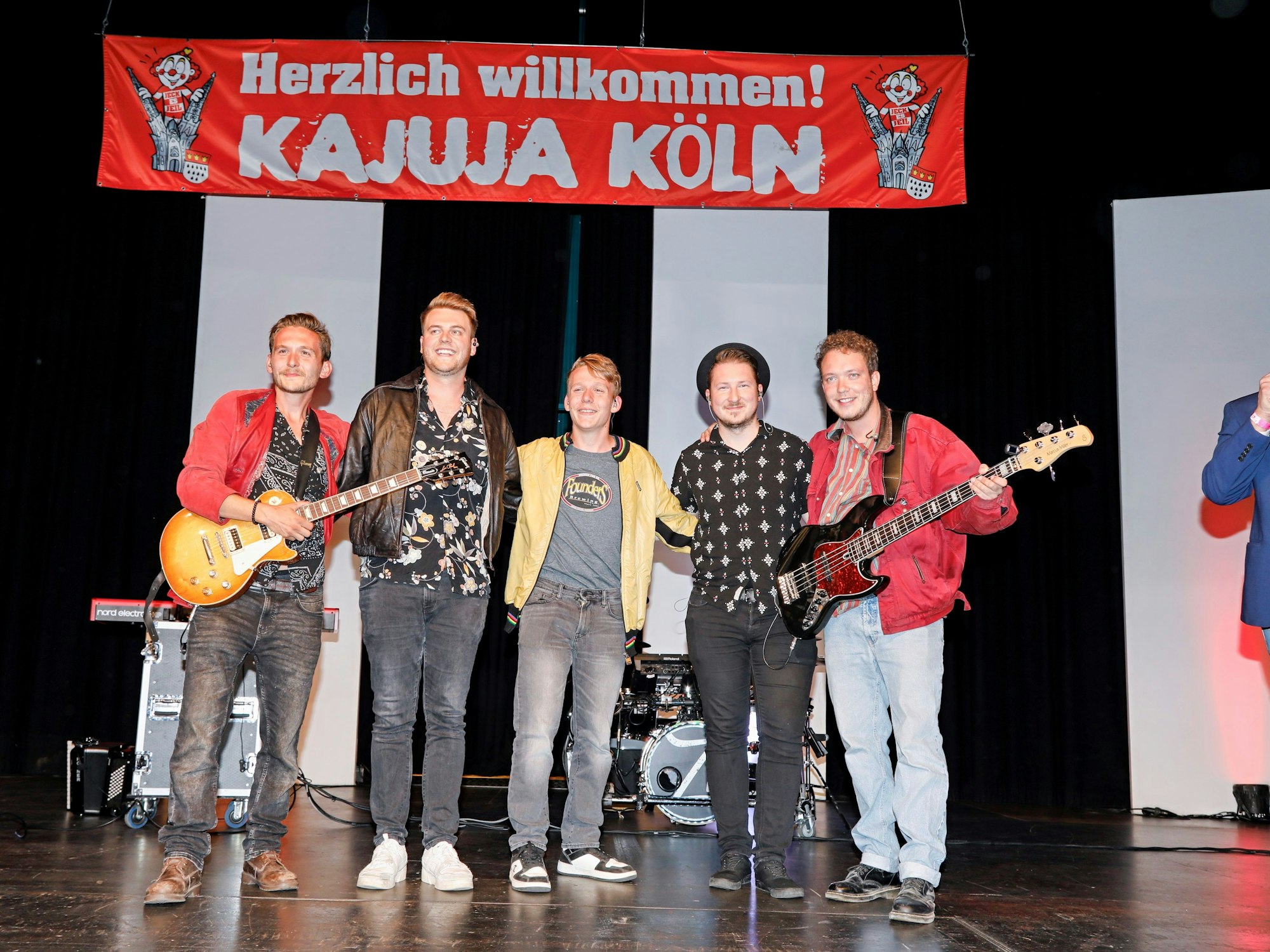 Die Band Zesamm bei der Kajuja.