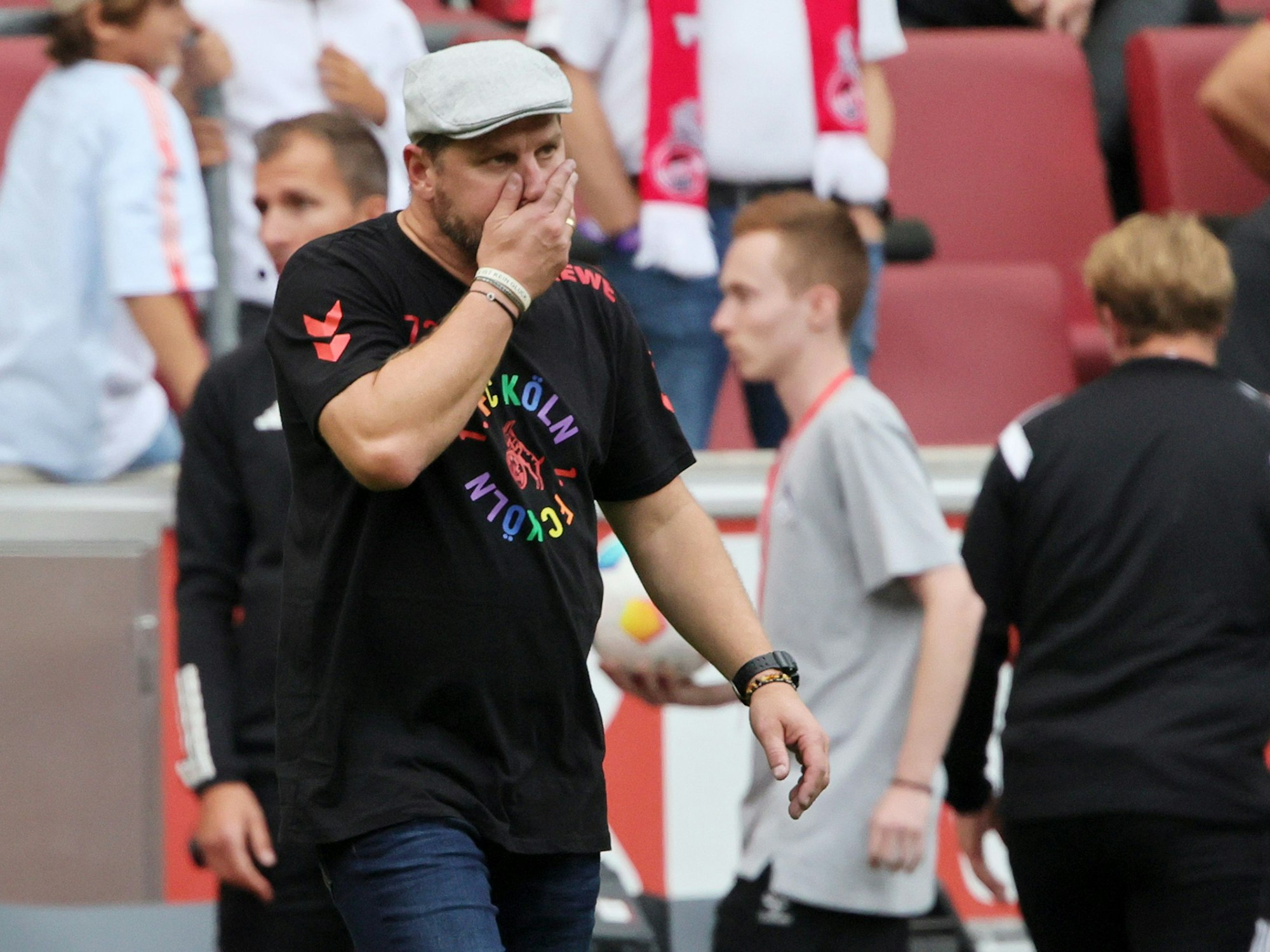 Steffen Baumgart (1. FC Köln) nach dem Schlusspfiff.