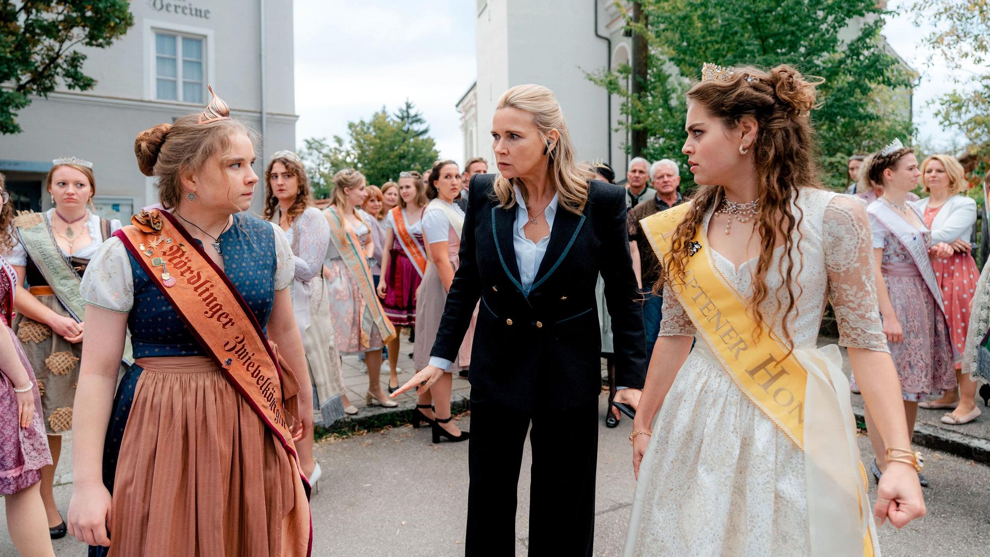 Szene aus dem „Tatort“ mit Veronica Ferres.
