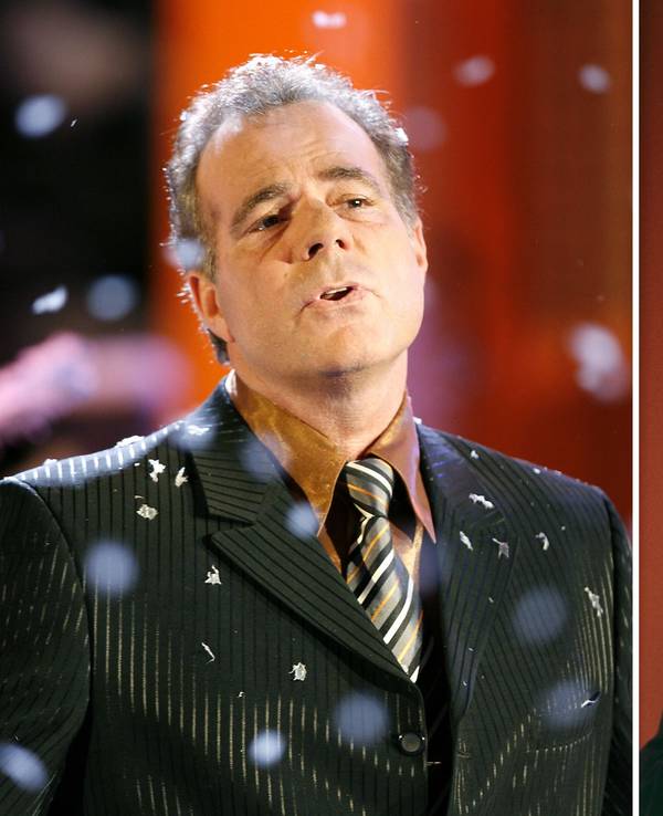 Die Bildkombo zeigt den niederländischen Schlagerstar Hendrik Simons alias Heintje. Links im Alter von etwa 60 Jahren, rechts im Alter von etwa 12 Jahren.