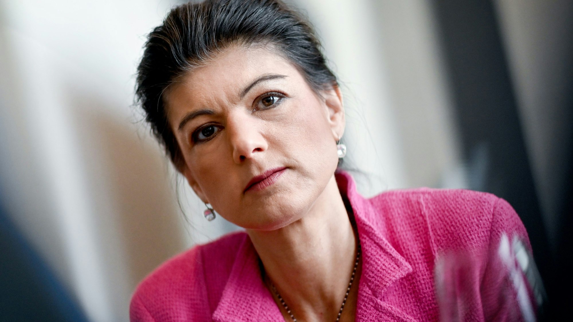 Sahra Wagenknecht, damals Fraktionsvorsitzende der Partei Die Linke (hier 2019), steht offenbar kurz vor der Gründung ihrer neuen Partei.