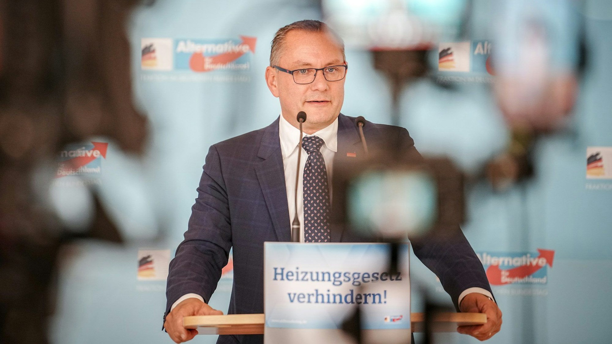 Es gibt noch immer jede Menge offene Fragen zum Chrupalla-Vorfall. Unser Foto zeigt den AfD-Chef Tino Chrupalla Anfang September in Berlin.