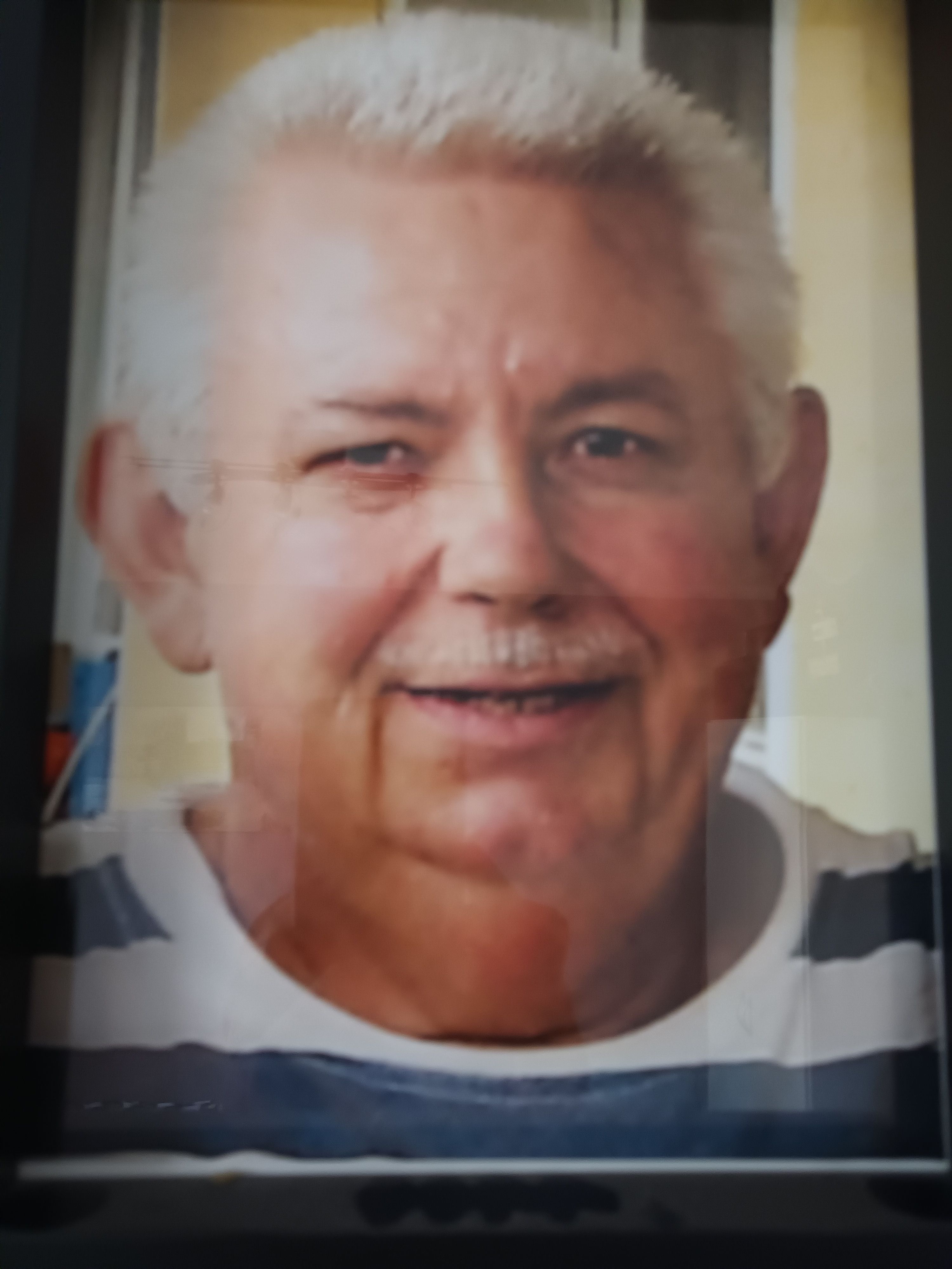 Der Vater von Helmut Mann auf einem alten Foto im Porträt.