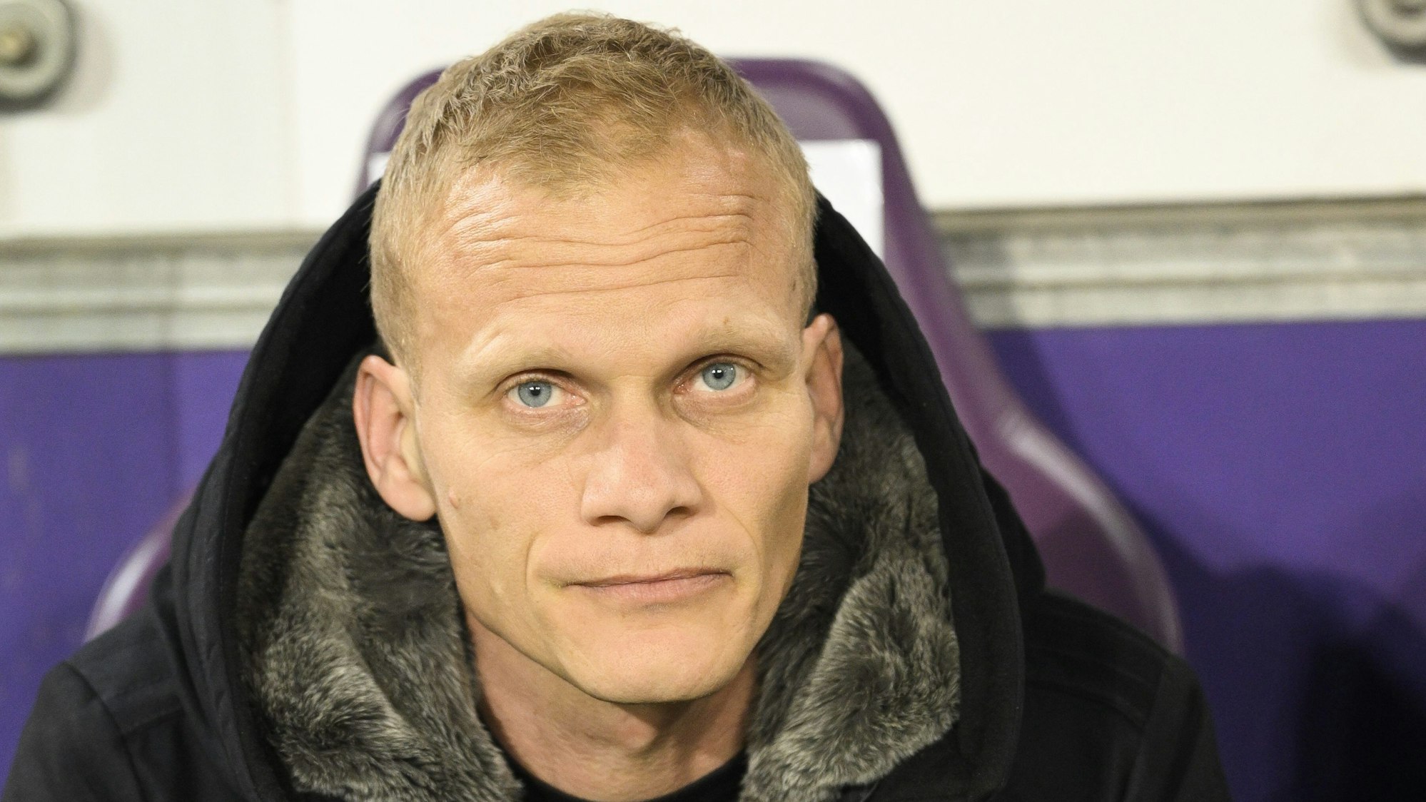 Karel Geraerts bei einem Spiel von Schalke 04.