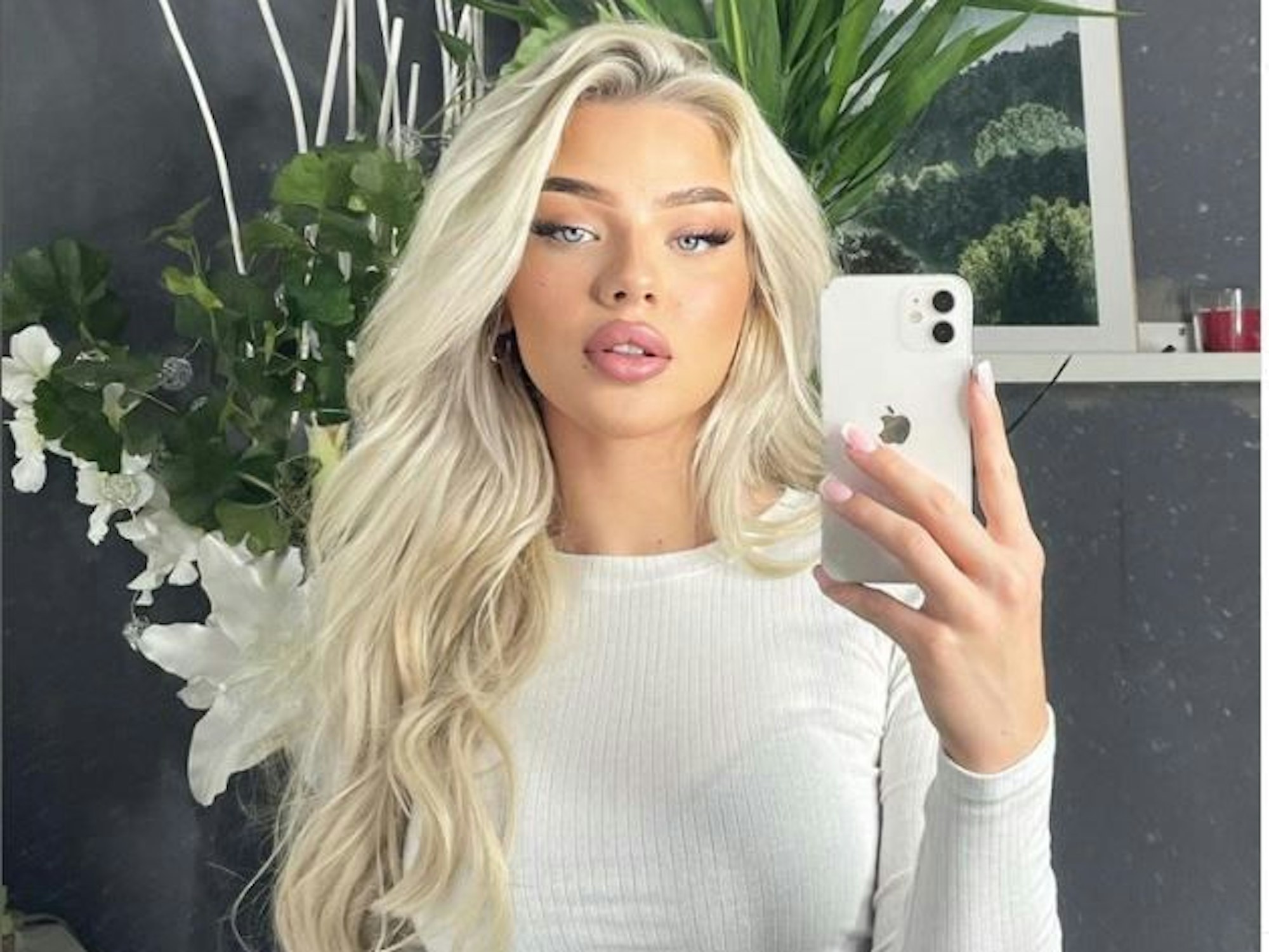 Das Selfie zeigt die Influencerin Elaine Victoria. Sie hat es am 10. März 2023 bei Instagram veröffentlicht. Quelle: Instagram / elaine.victoria