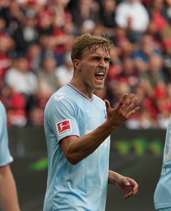 Innenverteidiger Timo Hübers war während der 0:3-Niederlage gegen Bayer Leverkusen am Sonntag (8. Oktober 2023) sichtlich angefressen.