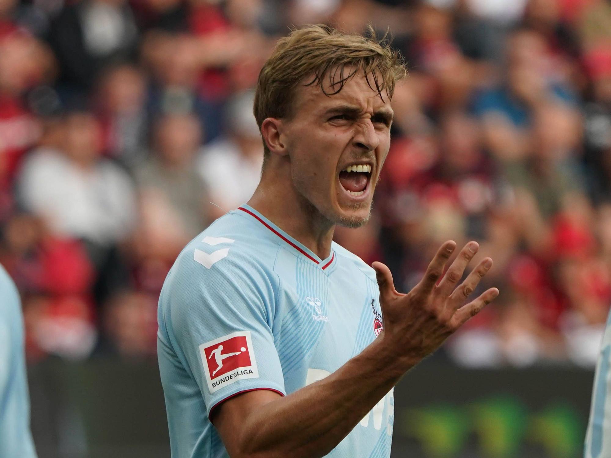 Innenverteidiger Timo Hübers war während der 0:3-Niederlage gegen Bayer Leverkusen am Sonntag (8. Oktober 2023) sichtlich angefressen.