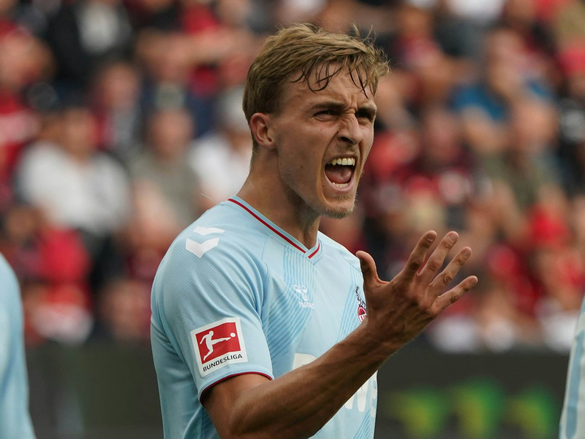 Innenverteidiger Timo Hübers war während der 0:3-Niederlage gegen Bayer Leverkusen am Sonntag (8. Oktober 2023) sichtlich angefressen.