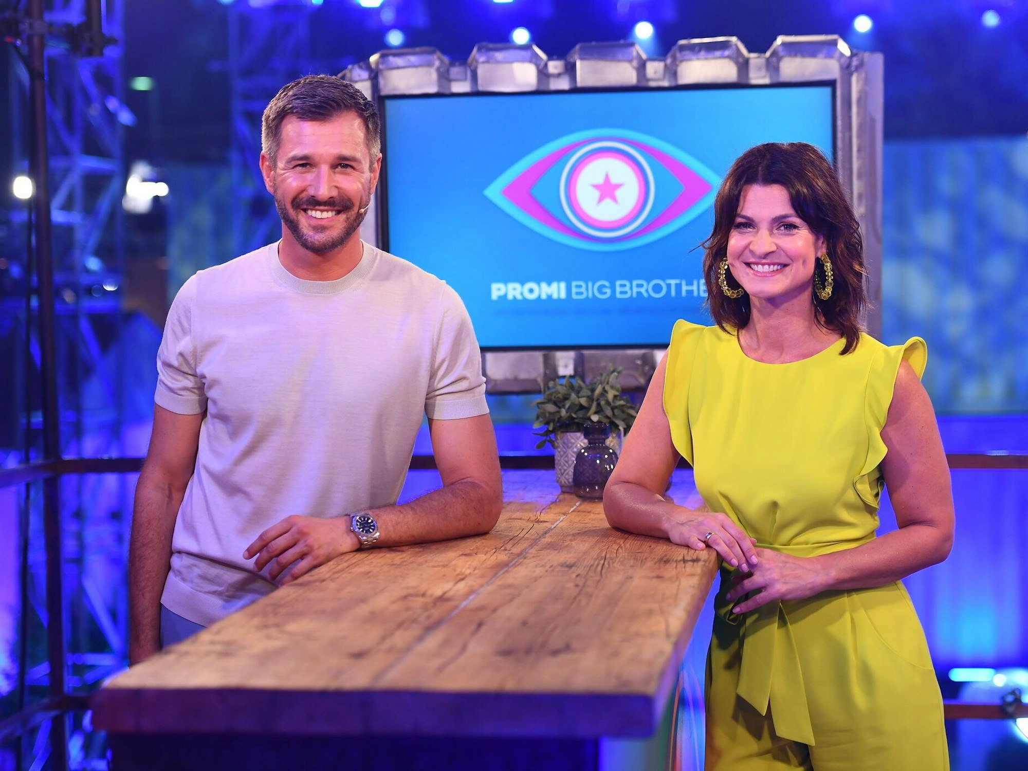 Moderieren seit Jahren erfolgreich gemeinsam die Sat.1-Show „Promi Big Brother“: Jochen Schropp und Marlene Lufen.