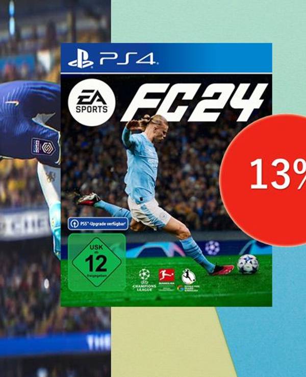 Auf dem Bild ist das Spiel EA SPORTS FC 24 Standard Edition PS4 zu sehen.