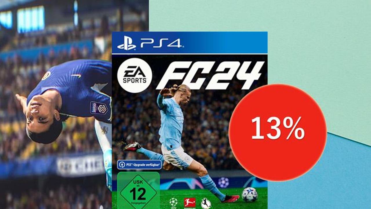 Auf dem Bild ist das Spiel EA SPORTS FC 24 Standard Edition PS4 zu sehen.
