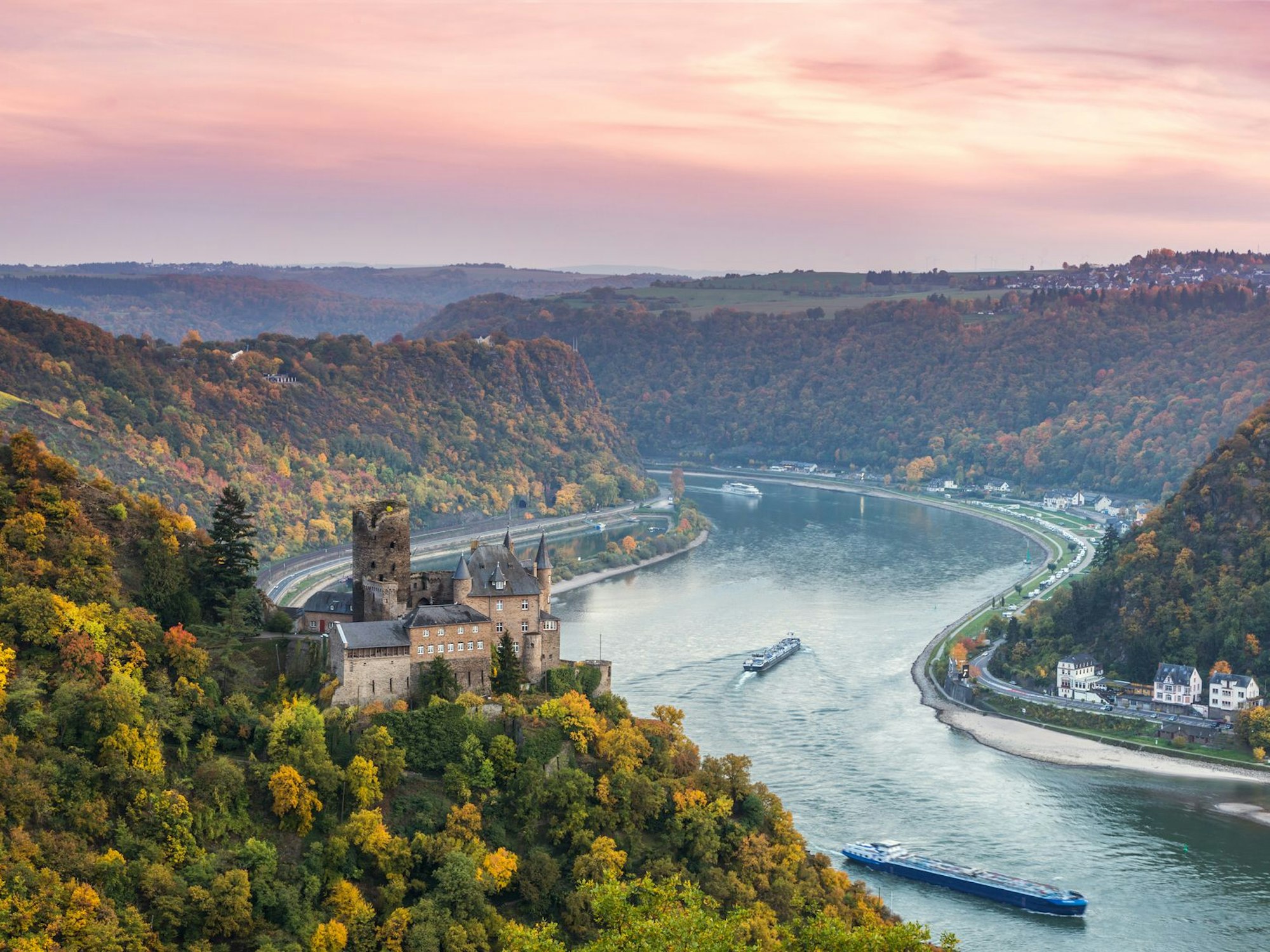 Burg Katz in Sankt Goarhausen