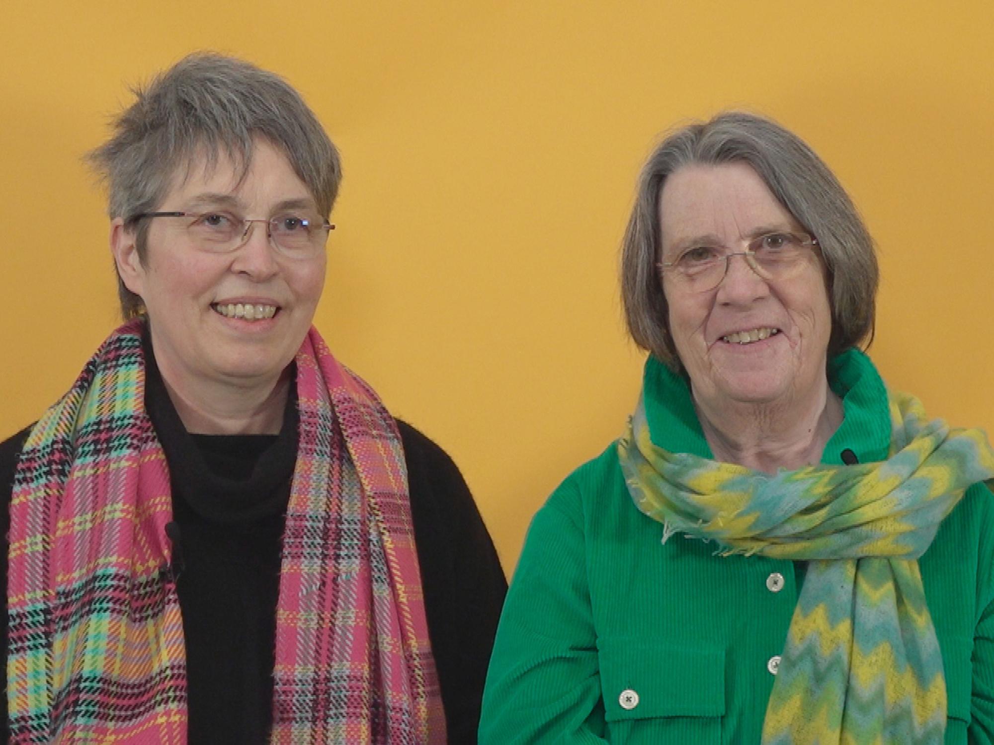 Marie Kortenbusch (links) und Monika Schmelter haben ihre Liebe ein Leben lang versteckt
