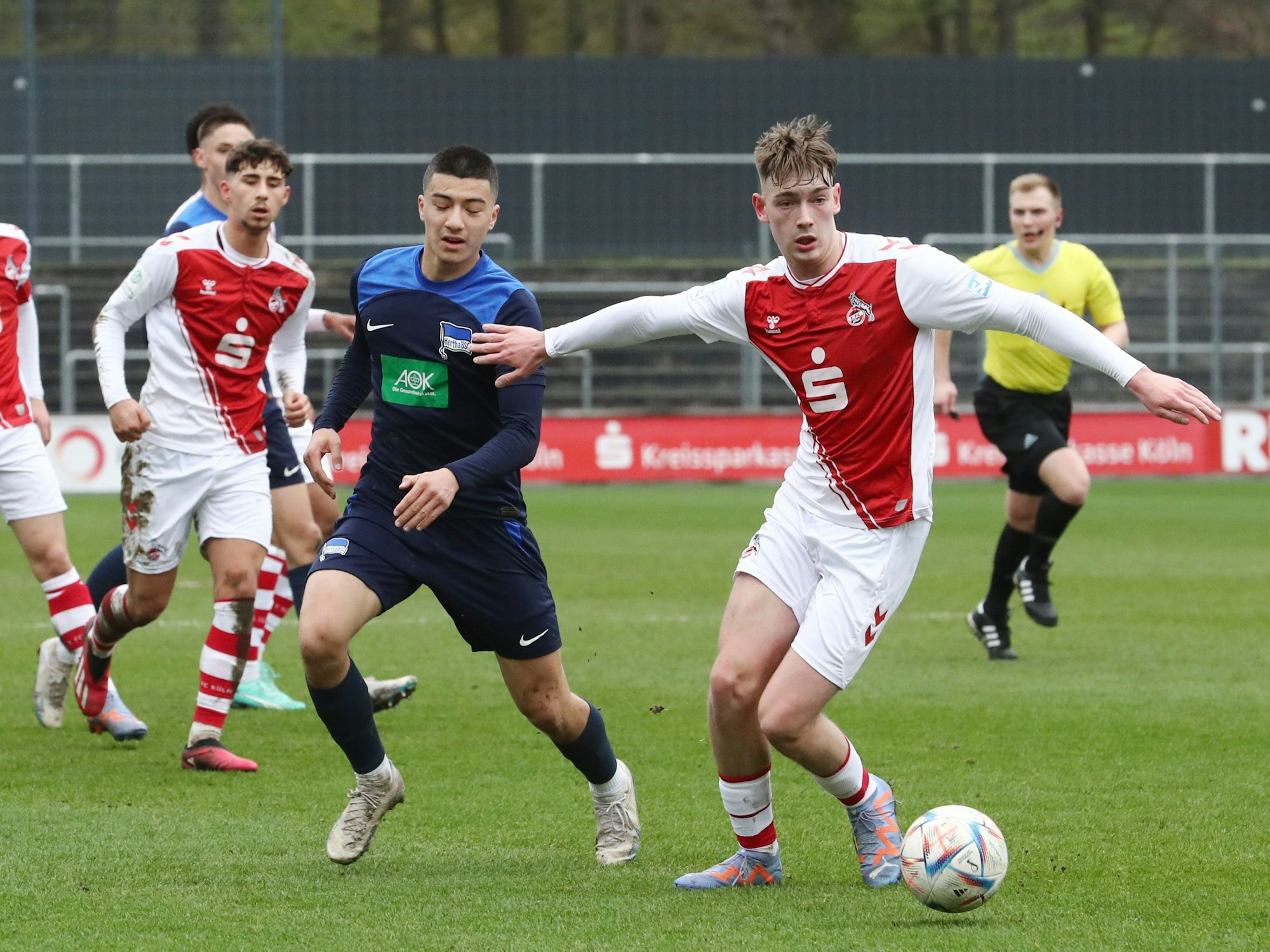 Marlon Monning im Spiel gegen Hertha BSC.