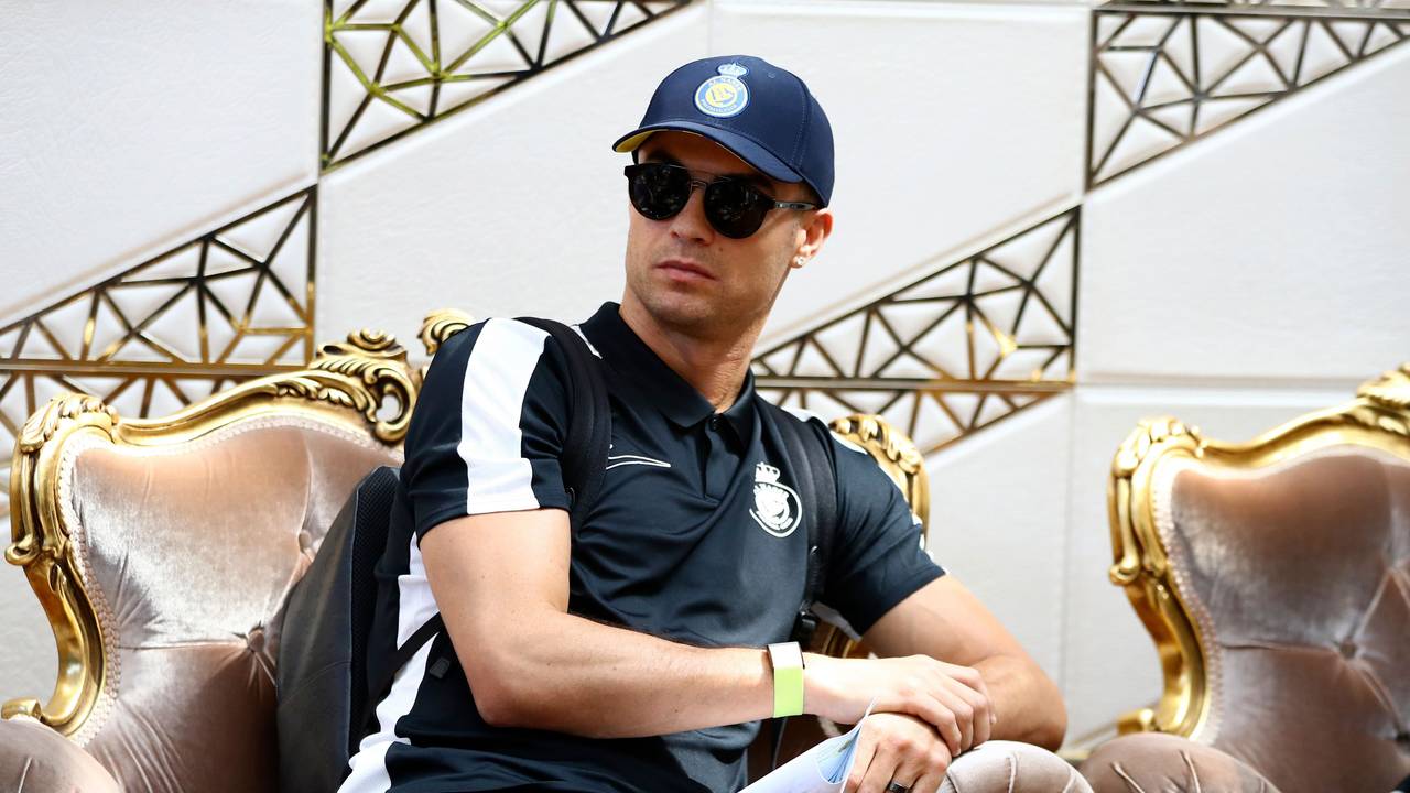 Auf diesem vom FC Persepolis veröffentlichten Foto sitzt Cristiano Ronaldo am Imam-Khomeini-Flughafen.